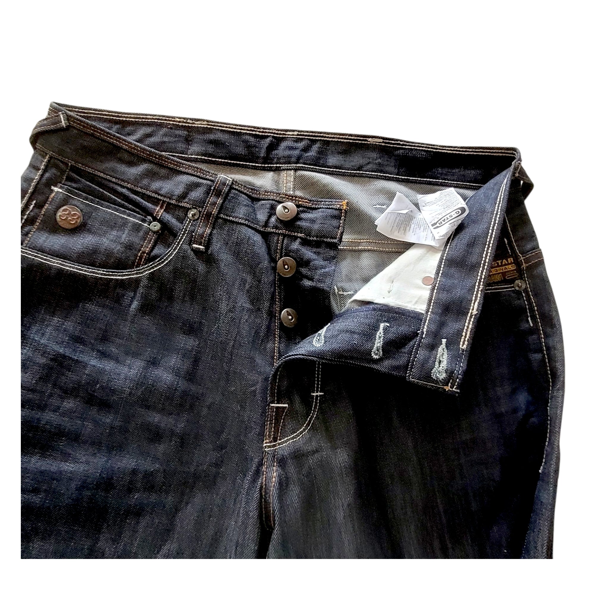 G - Star RAW 3301 Denim Jeans – W33 L32 – GS Raw Logo - USASTARFASHION