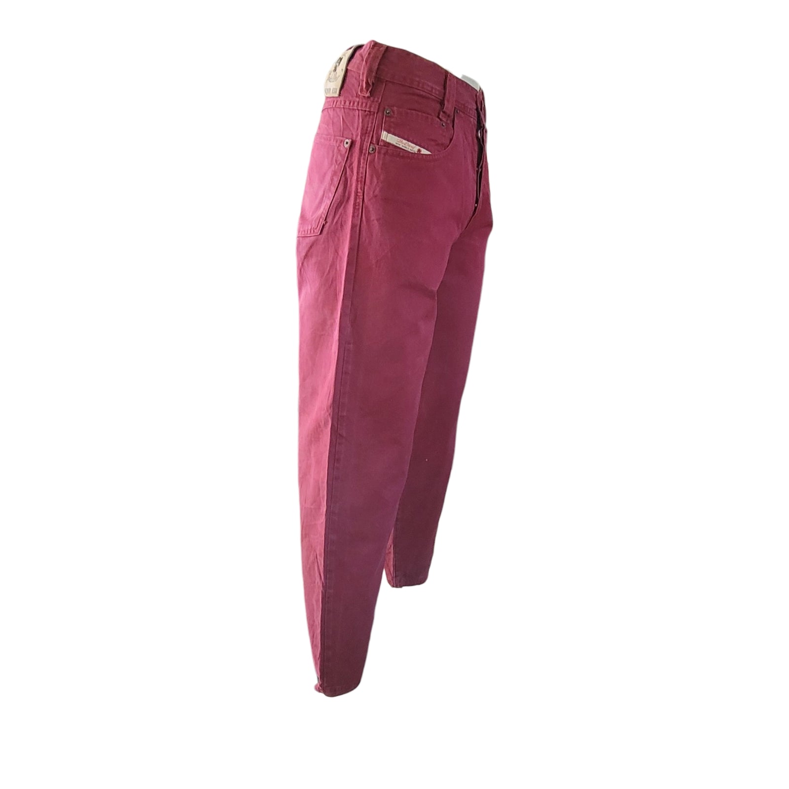 Vintage Diesel Saddle Red Jeans – W28 L29 – Made in Italy - USASTARFASHION