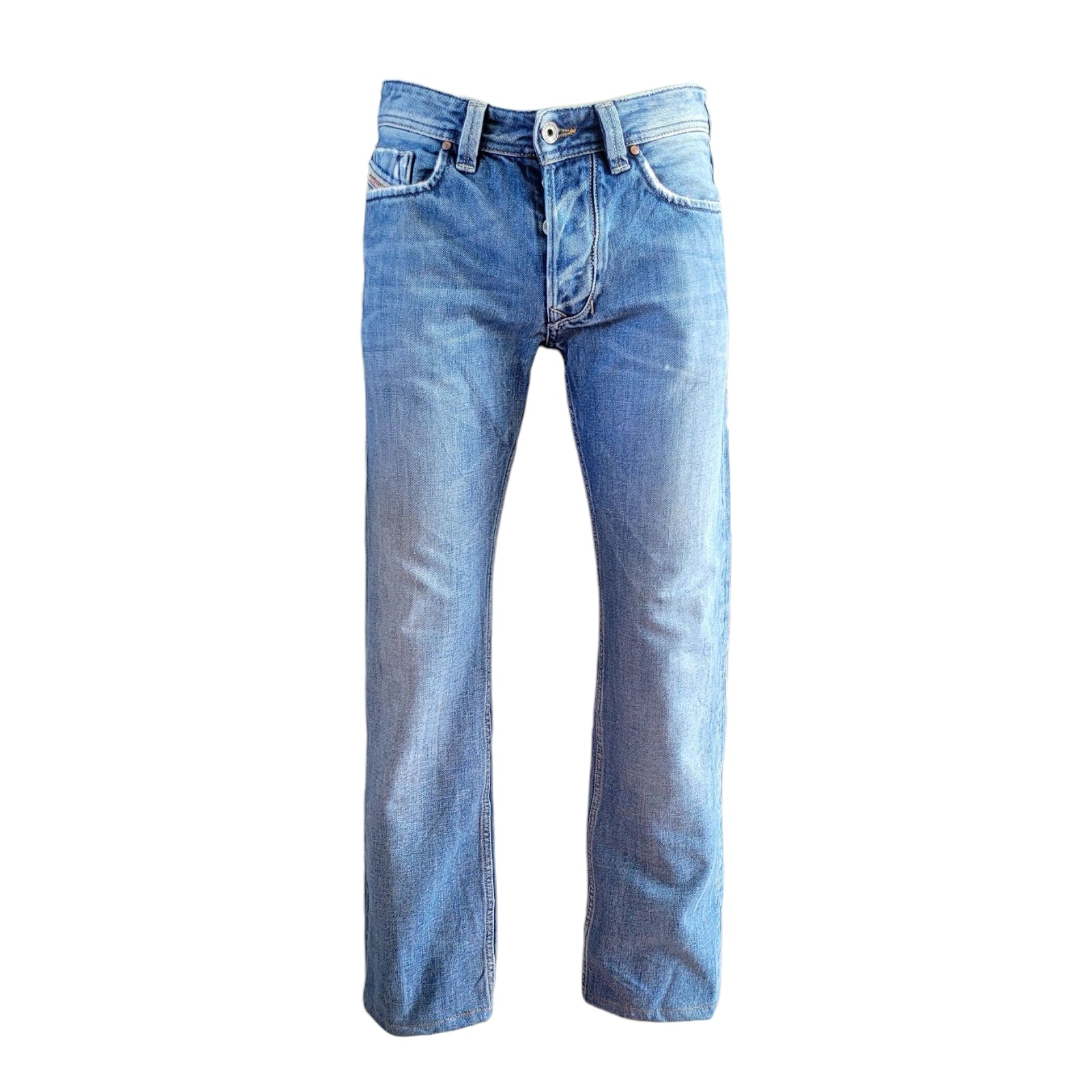 Vintage Diesel Larkee Straight Jeans – W30 L29 – Light Wash Denim - USASTARFASHION