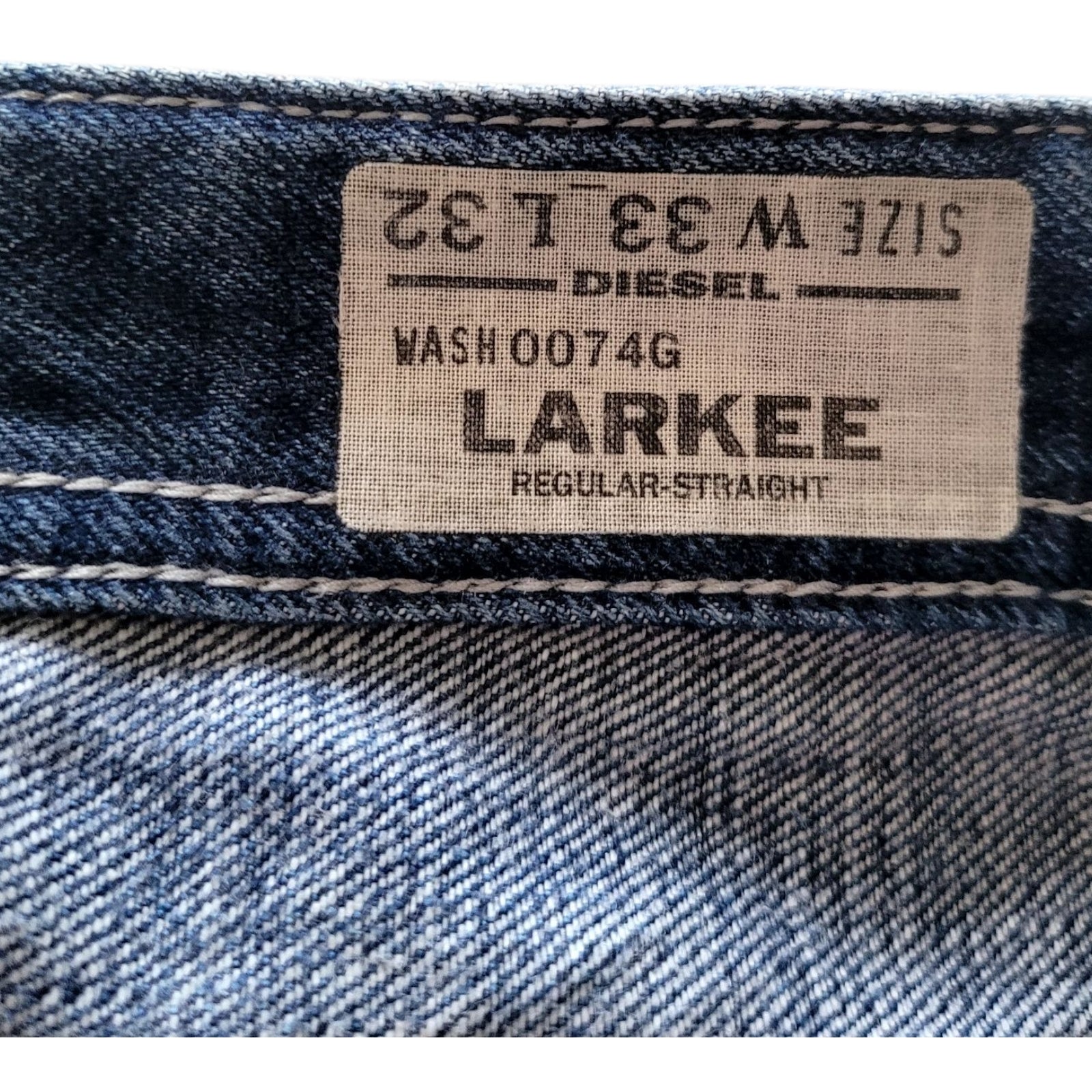 Vintage Diesel Larkee Jeans W33 L32 – Wash 0074G – Straight Fit - USASTARFASHION