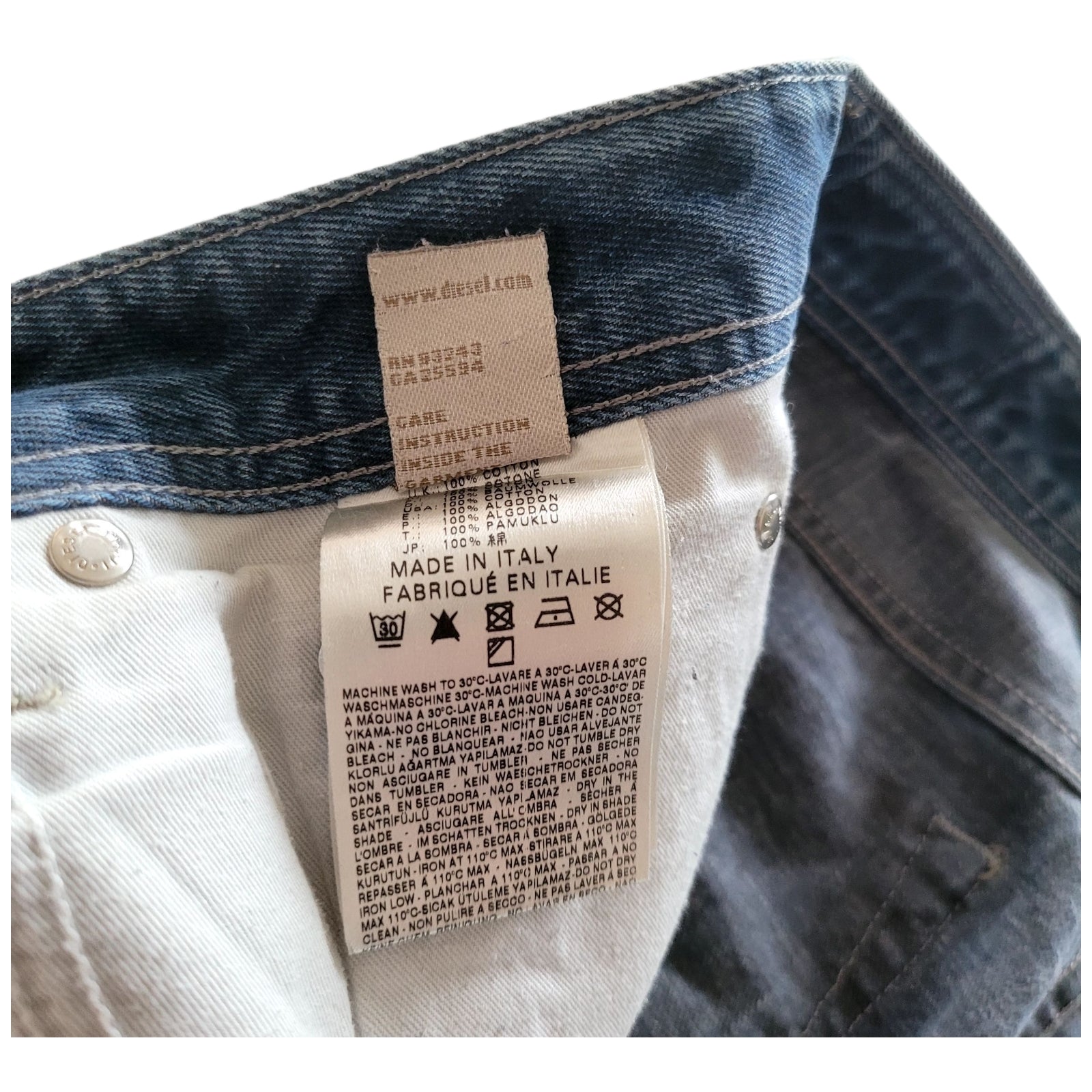 Vintage Diesel Larkee W33 L32 Jeans – Wash 008ZT – Made in Italy