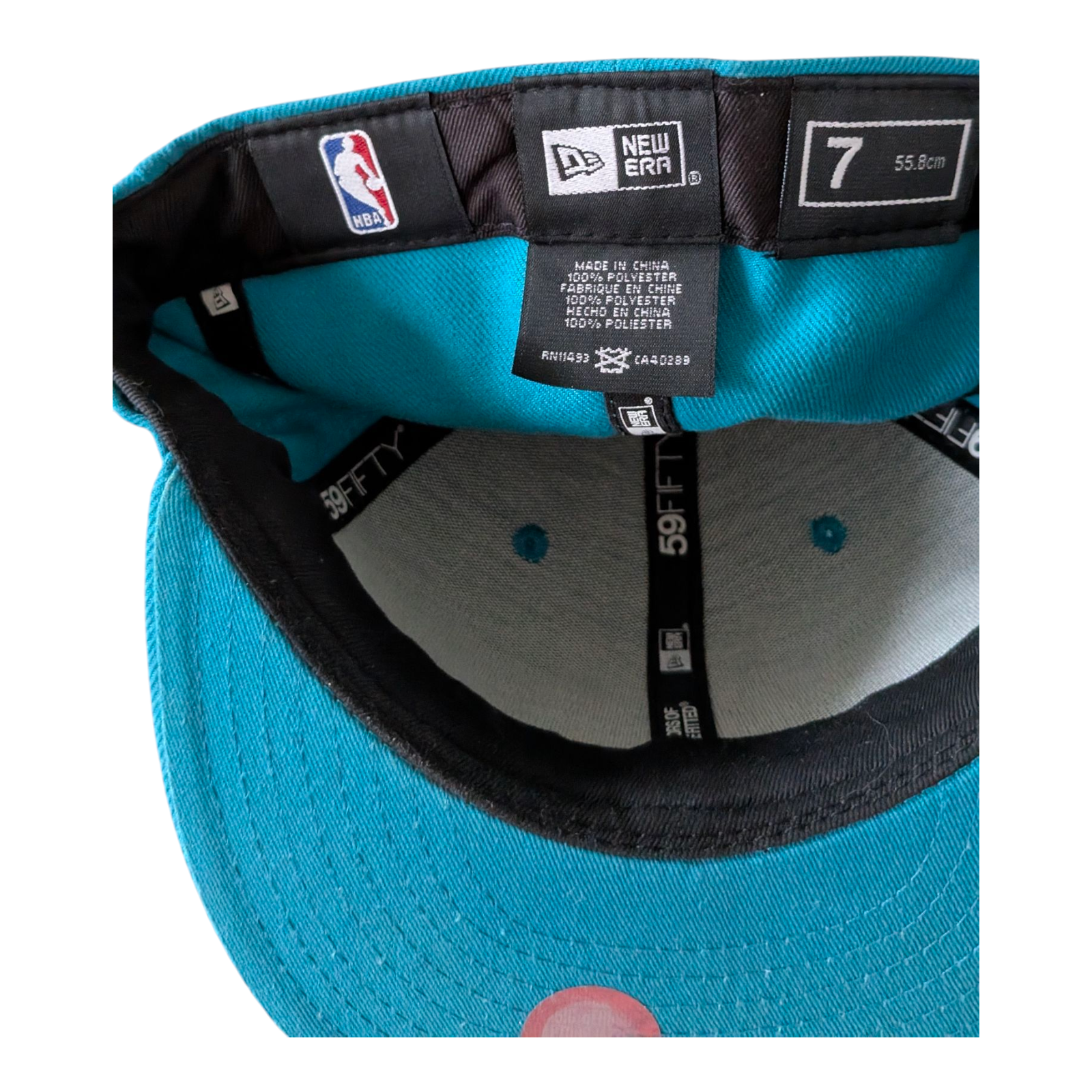 New Era 59FIFTY Minnesota Timberwolves NBA Fitted Cap Hat Size 7 Teal - USASTARFASHION