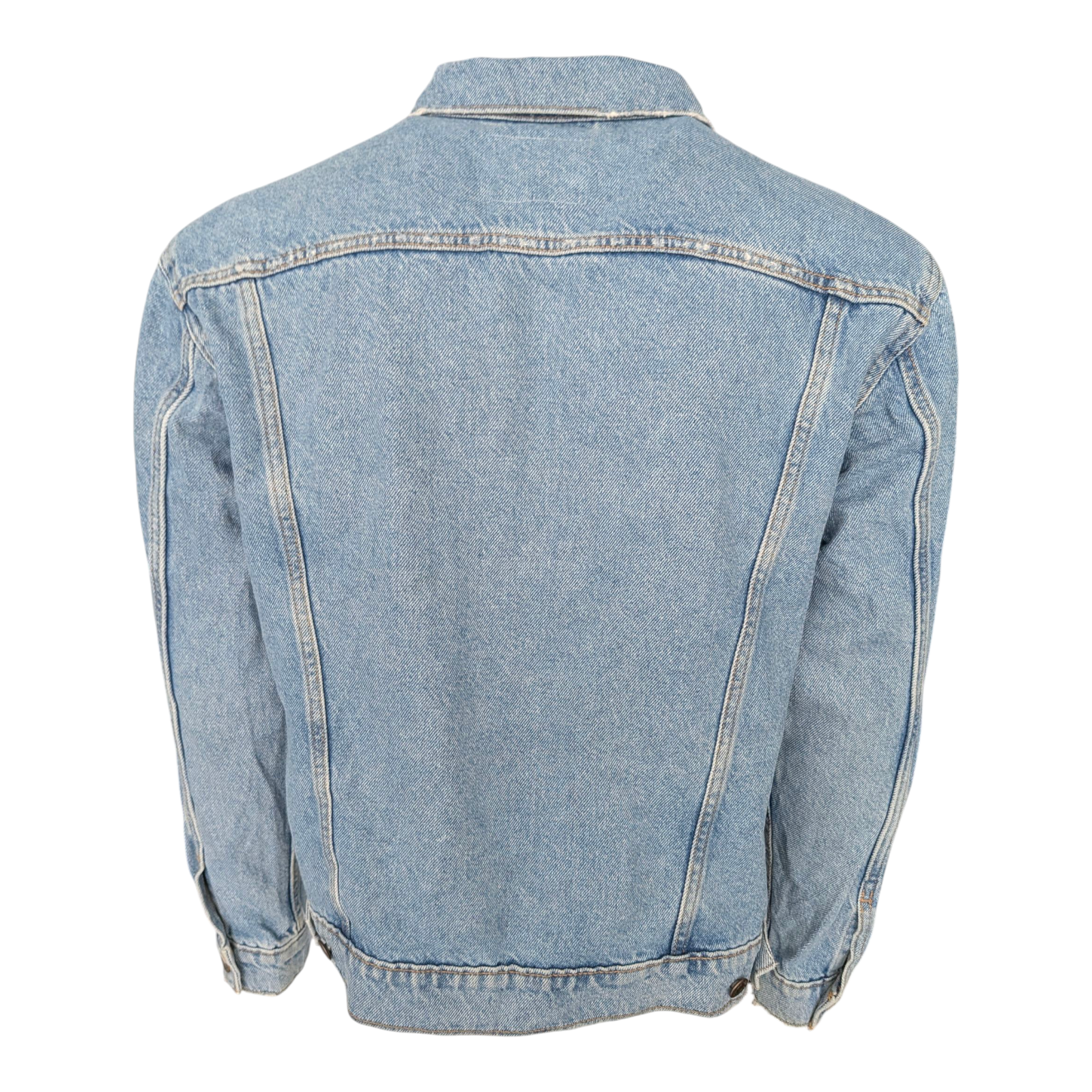 Levi’s Men’s Distressed Blue Denim Trucker Jacket – Size XL - USASTARFASHION