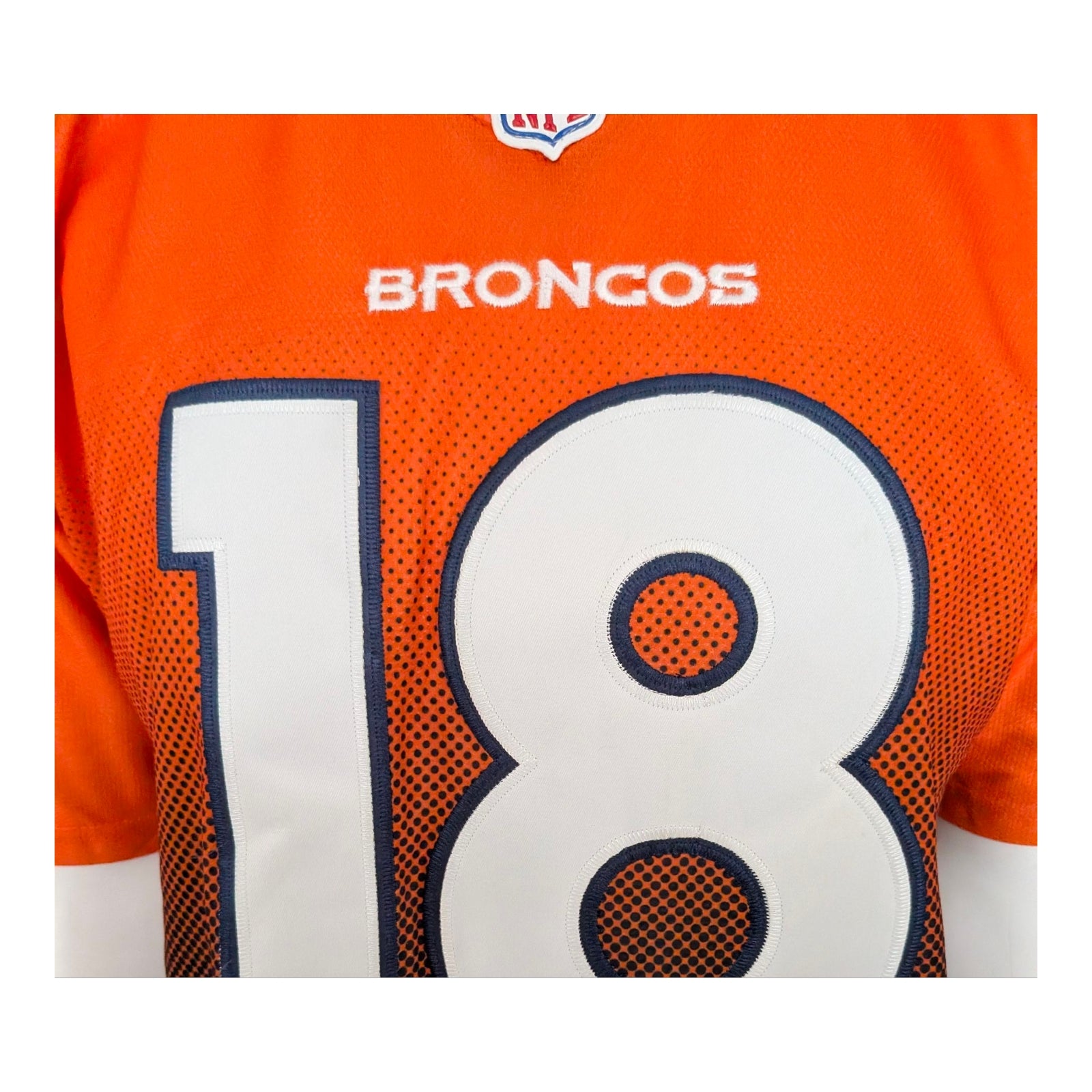 Nike On Field Denver Broncos #18 Peyton Manning Jersey — Size 48 (Men’s M) - USASTARFASHION