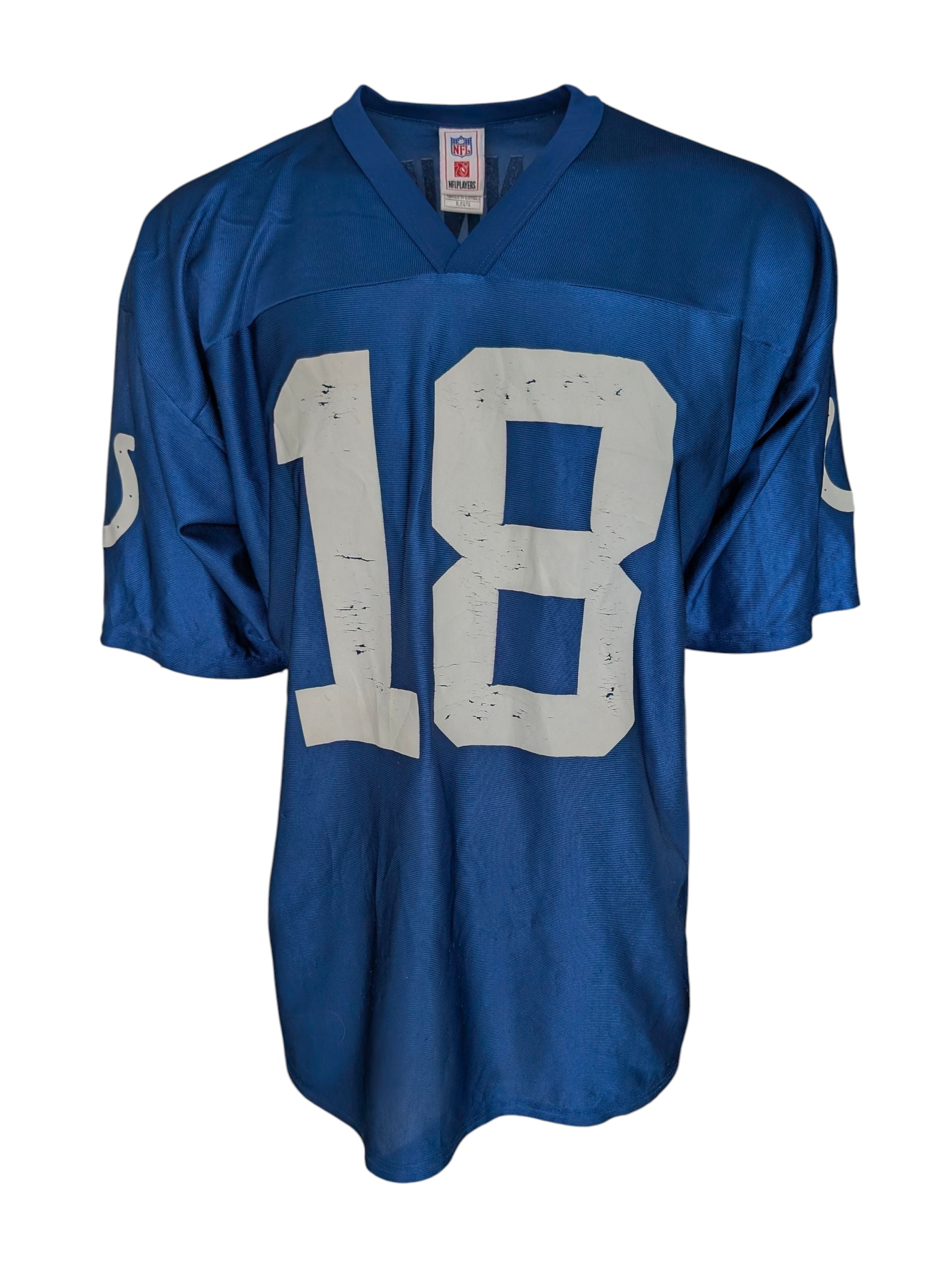 NFL Players Indianapolis Colts #18 Peyton Manning Jersey — Men’s XL - USASTARFASHION
