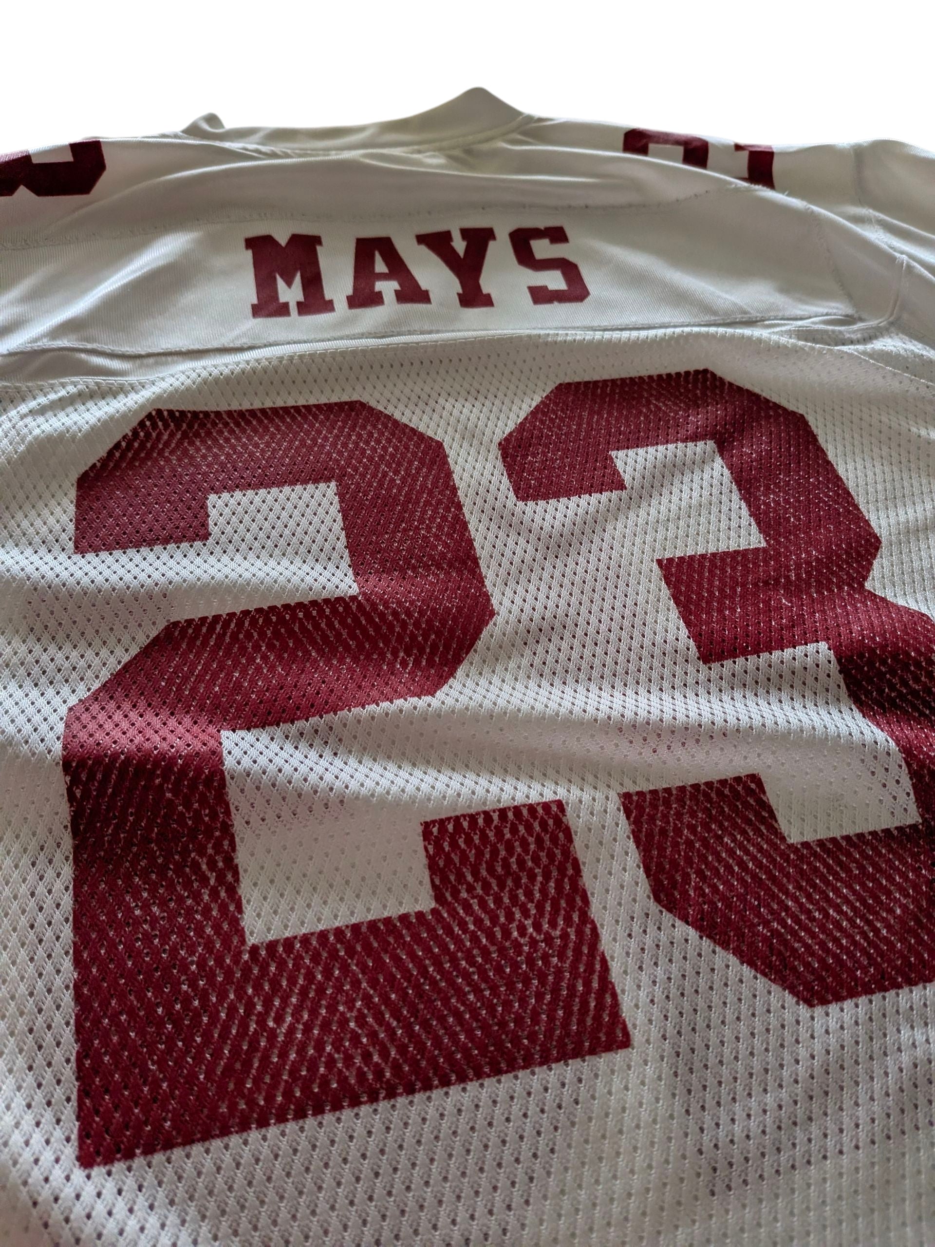 Reebok NFL Equipment San Francisco 49ers #23 MAYS Jersey — Men’s M - USASTARFASHION