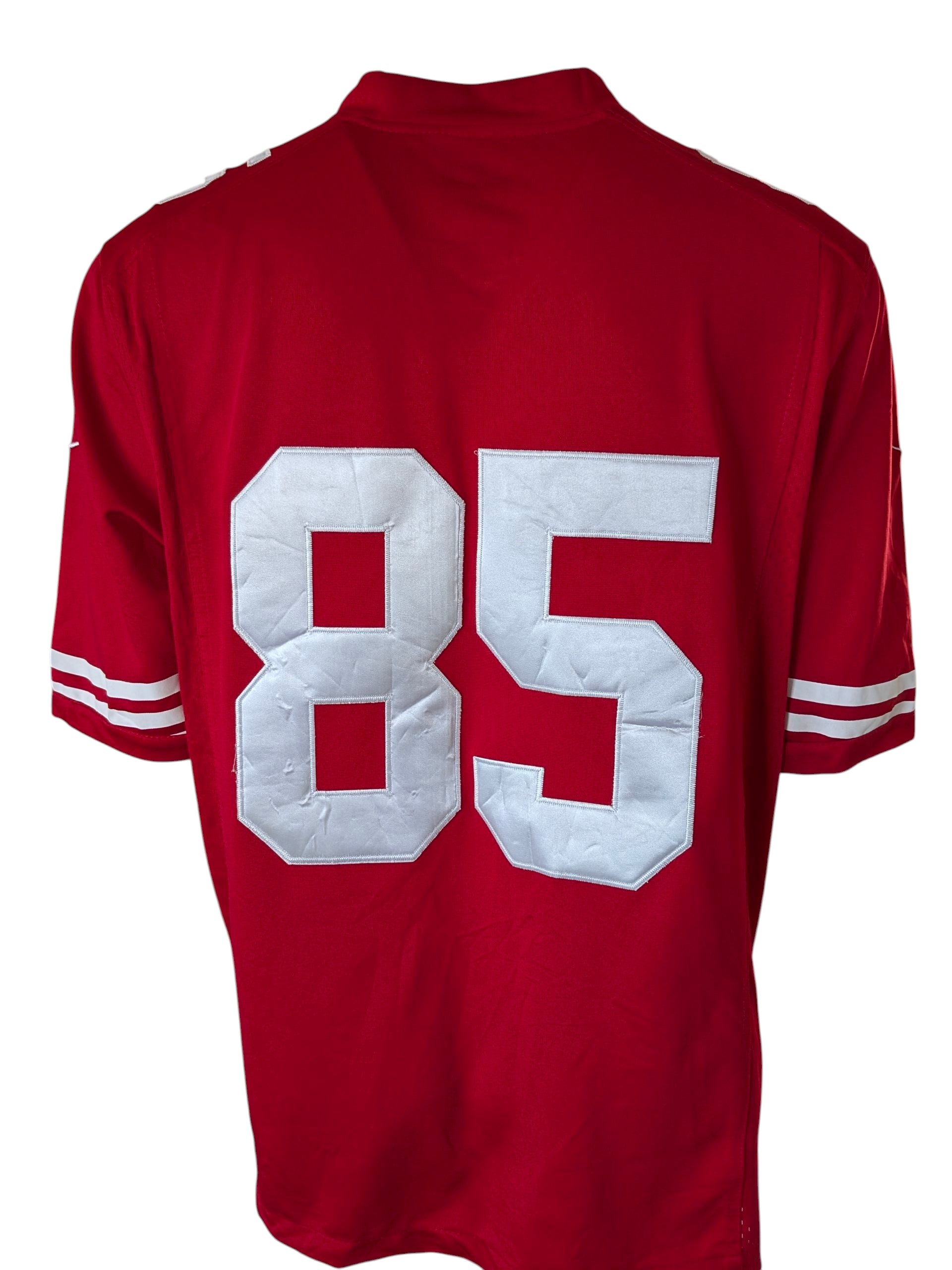 Nike On Field San Francisco 49ers #85 Jersey — Red — Size L - USASTARFASHION