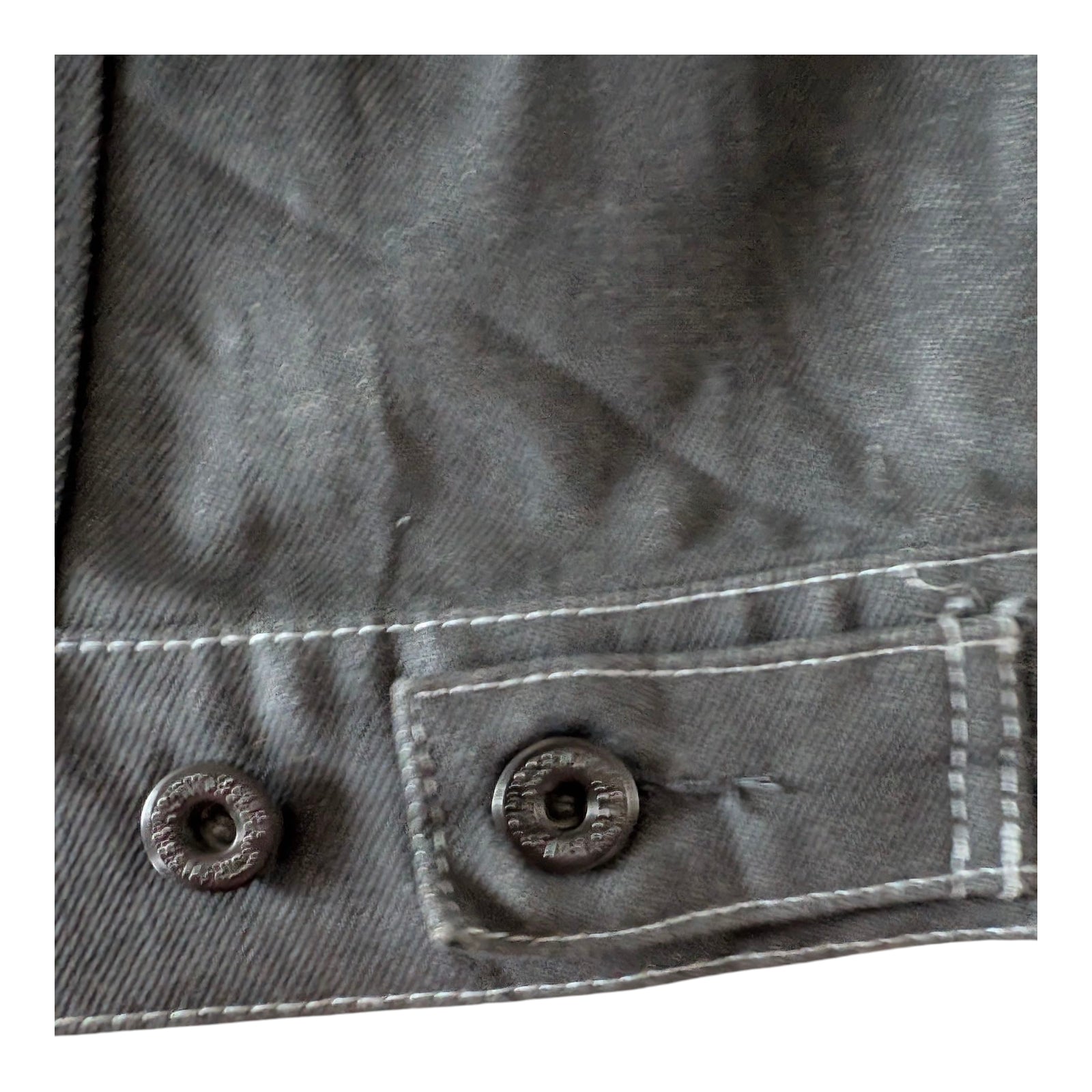 Levi’s Kids Grey Denim Trucker Jacket – Size M (10–12 Yrs) – Grade A - USASTARFASHION