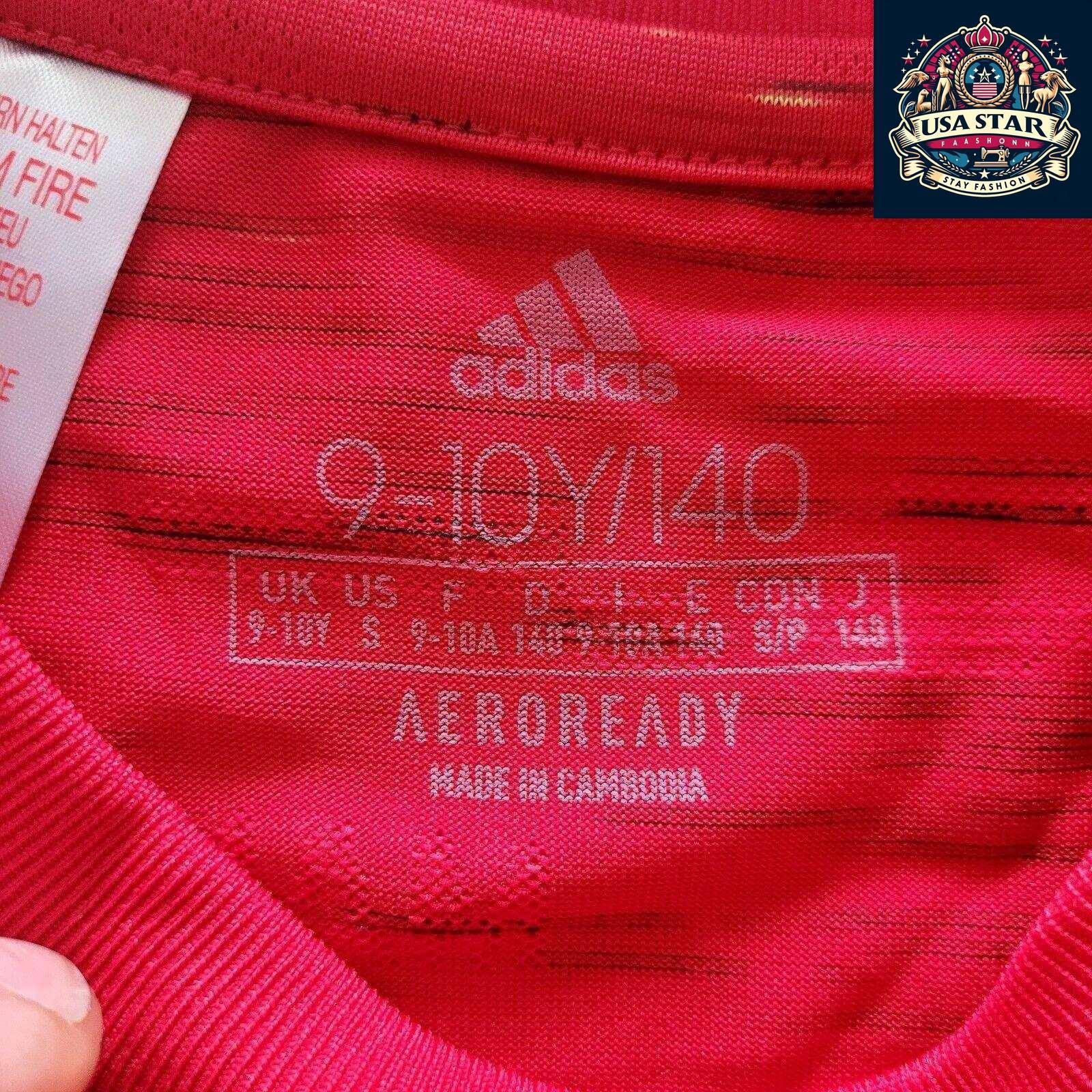 Adidas 2020/21 Manchester United Home Jersey Youth Small Custom "Healy" 14 AEROREADY - USASTARFASHION