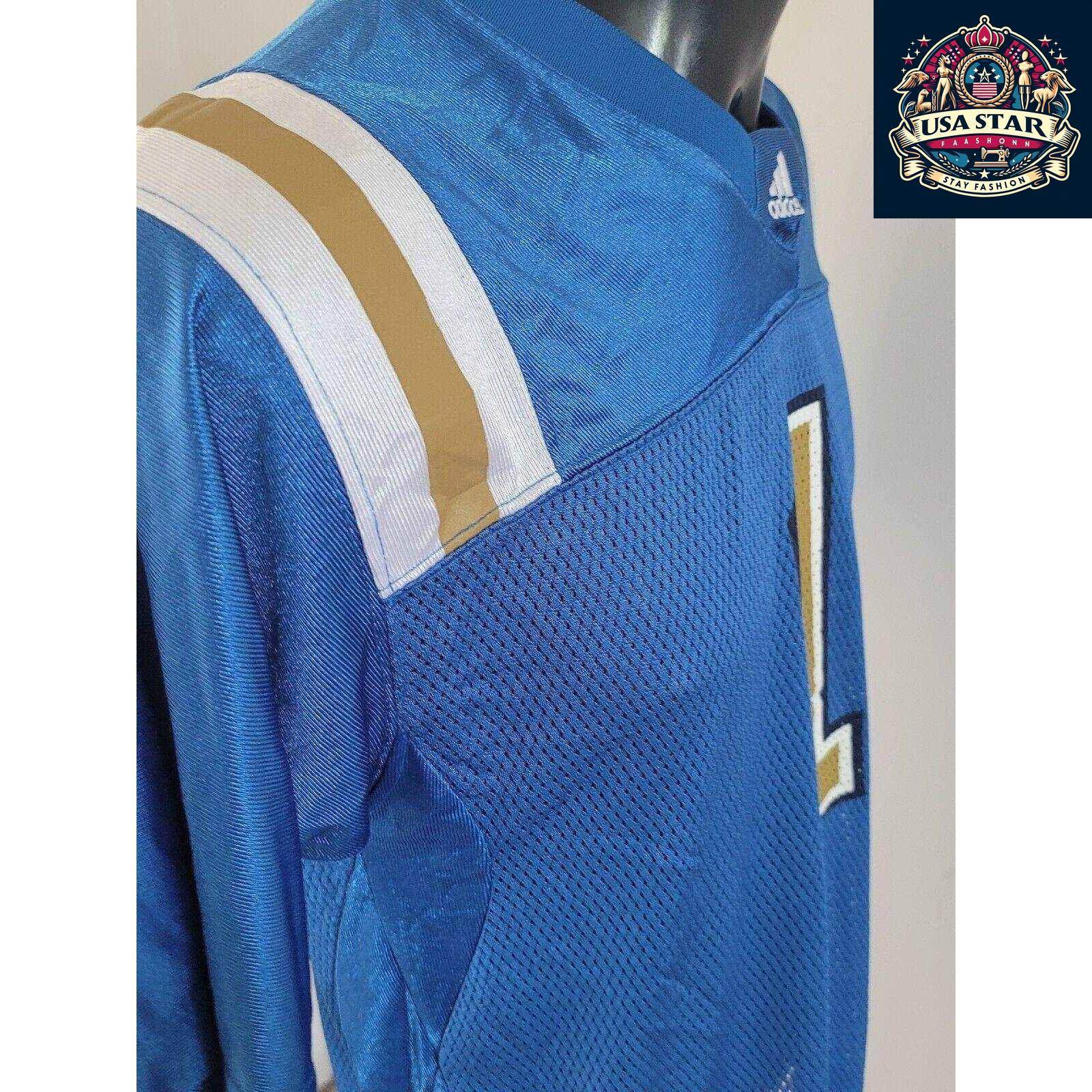 Adidas Colts Jersey Youth 14 - 16 Years Blue V - Neck, Durable Fabric, Authentic Team Details - USASTARFASHION