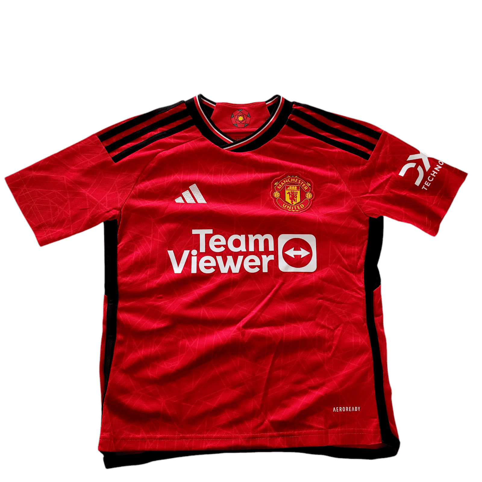 Adidas Manchester United 2023/24 Home Jersey for Kids, Size 9 - 10 Years, Apolloni - USASTARFASHION