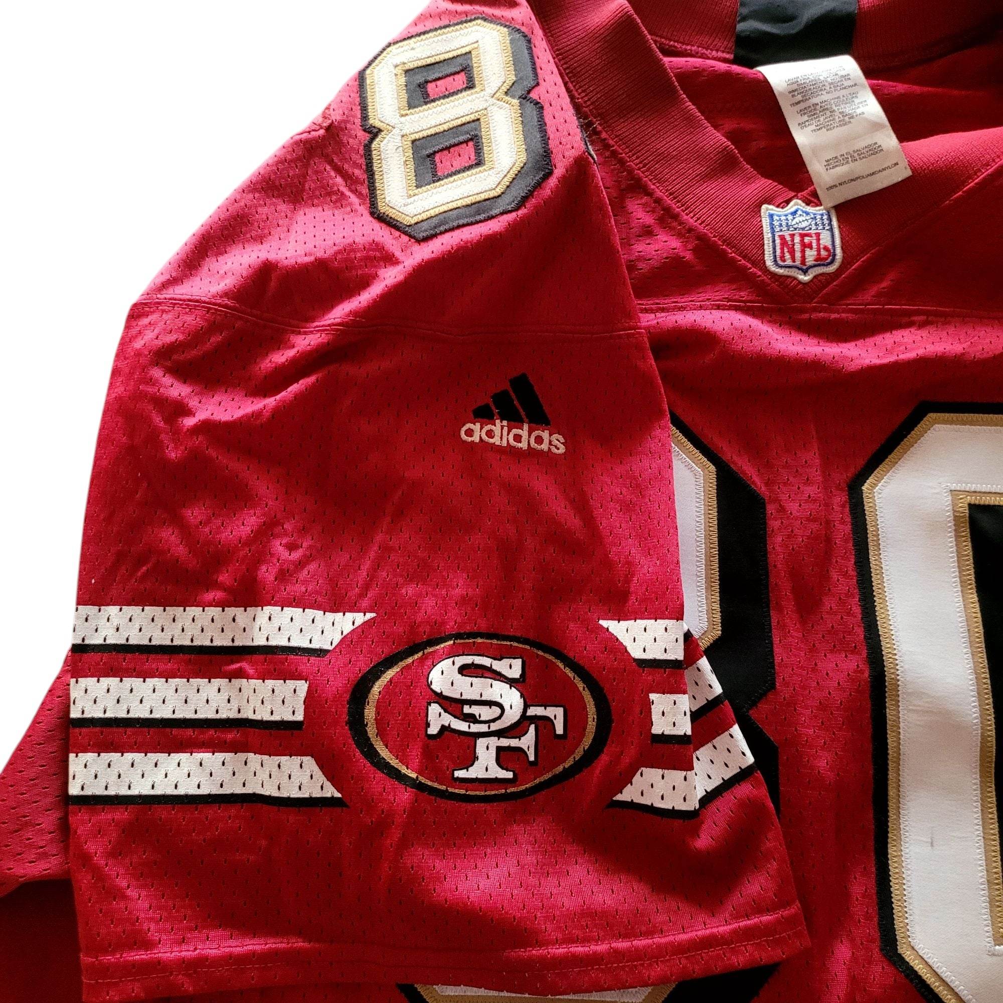 Adidas Jerry Rice San Francisco 49ers Pro Line Jersey (Size 48, Sewn, Grade A) - USASTARFASHION