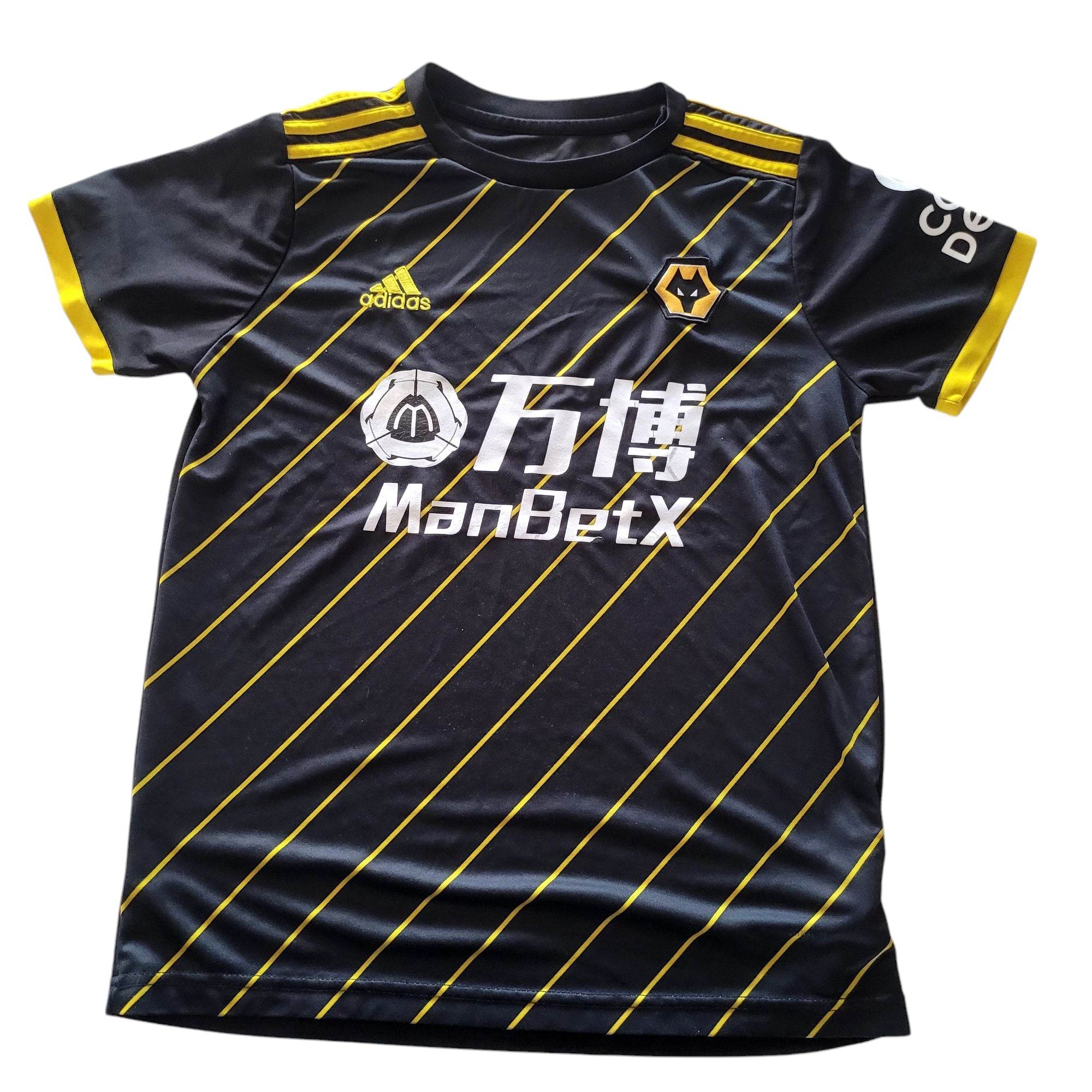 Wolverhampton Wanderers FC 2019 Adidas Away Shirt - Youth Large - USASTARFASHION