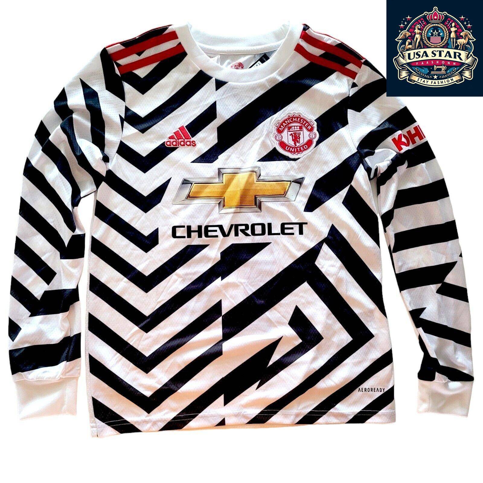 Adidas Manchester United 2020/21 Youth Medium Third Jersey - Custom "Bashers" 11, AEROREADY Tech - USASTARFASHION