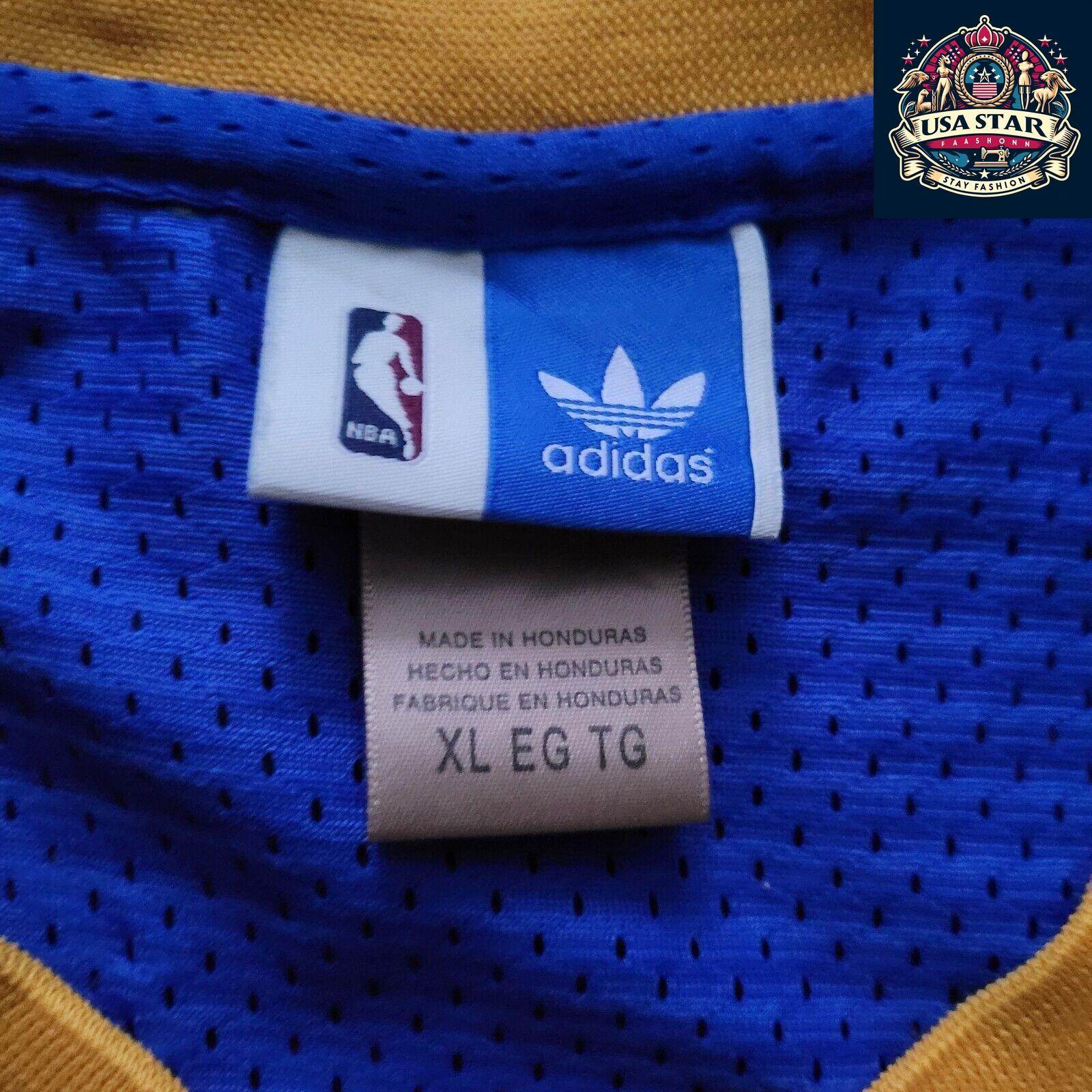 Adidas NBA Hardwood Classics 3 Allen Iverson Denver Nuggets Jersey XL Rainbow Vintage Authentic - USASTARFASHION