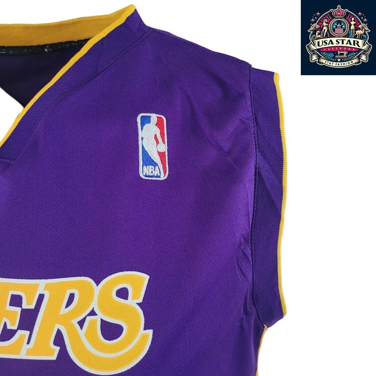 Adidas NBA Lakers Gasol No. 16 Purple Vest Jersey for Youth (18 - 20) & Adults S/M - USASTARFASHION
