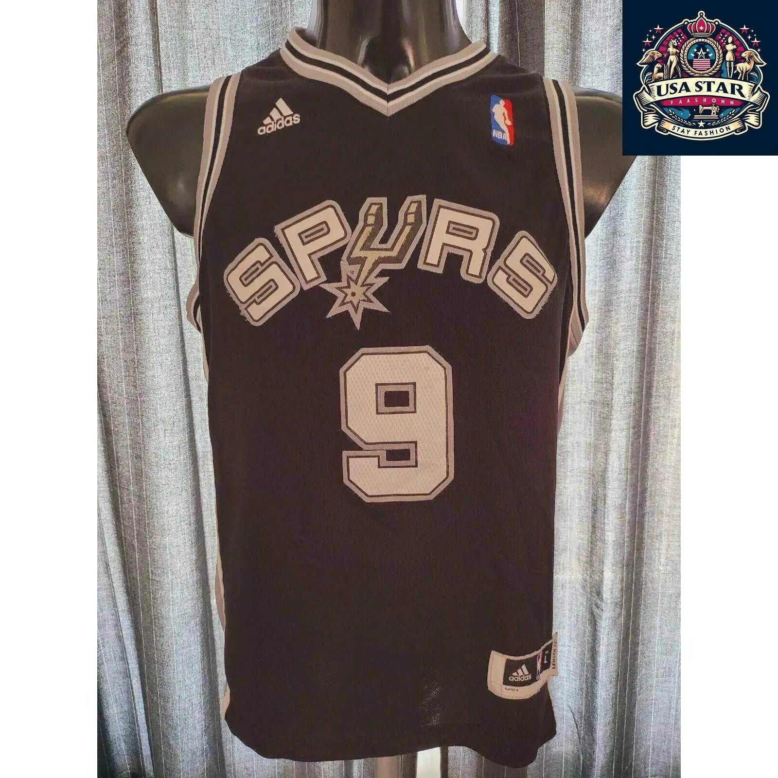 Adidas Tony Parker Jersey 9 San Antonio Spurs Youth Large – Authentic NBA Apparel for Young Fans - USASTARFASHION