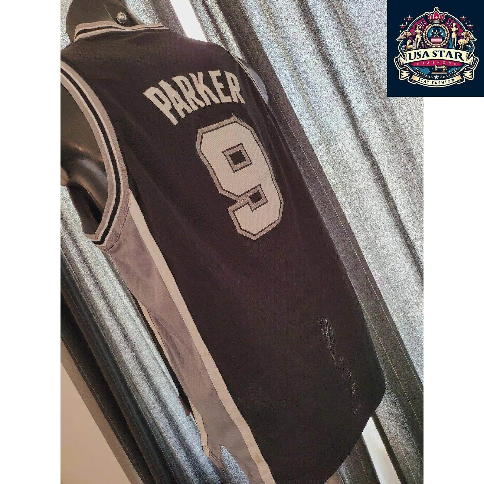 Adidas Tony Parker Jersey 9 San Antonio Spurs Youth Large – Authentic NBA Apparel for Young Fans - USASTARFASHION