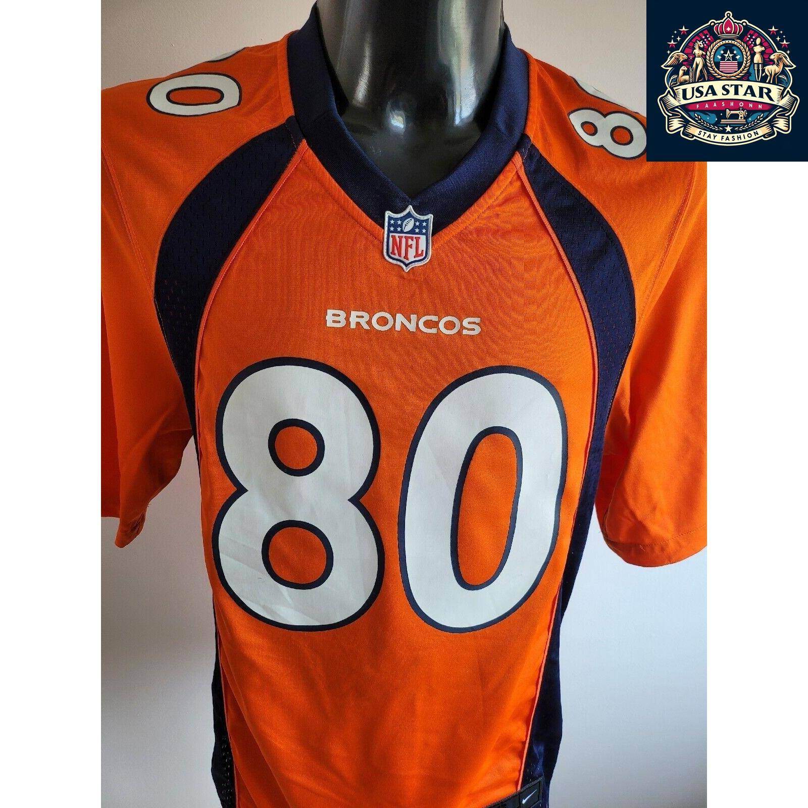 Authentic Nike Thomas 80 Denver Broncos Elite Limited NFL Jersey - Size S, Grade A Condition - USASTARFASHION