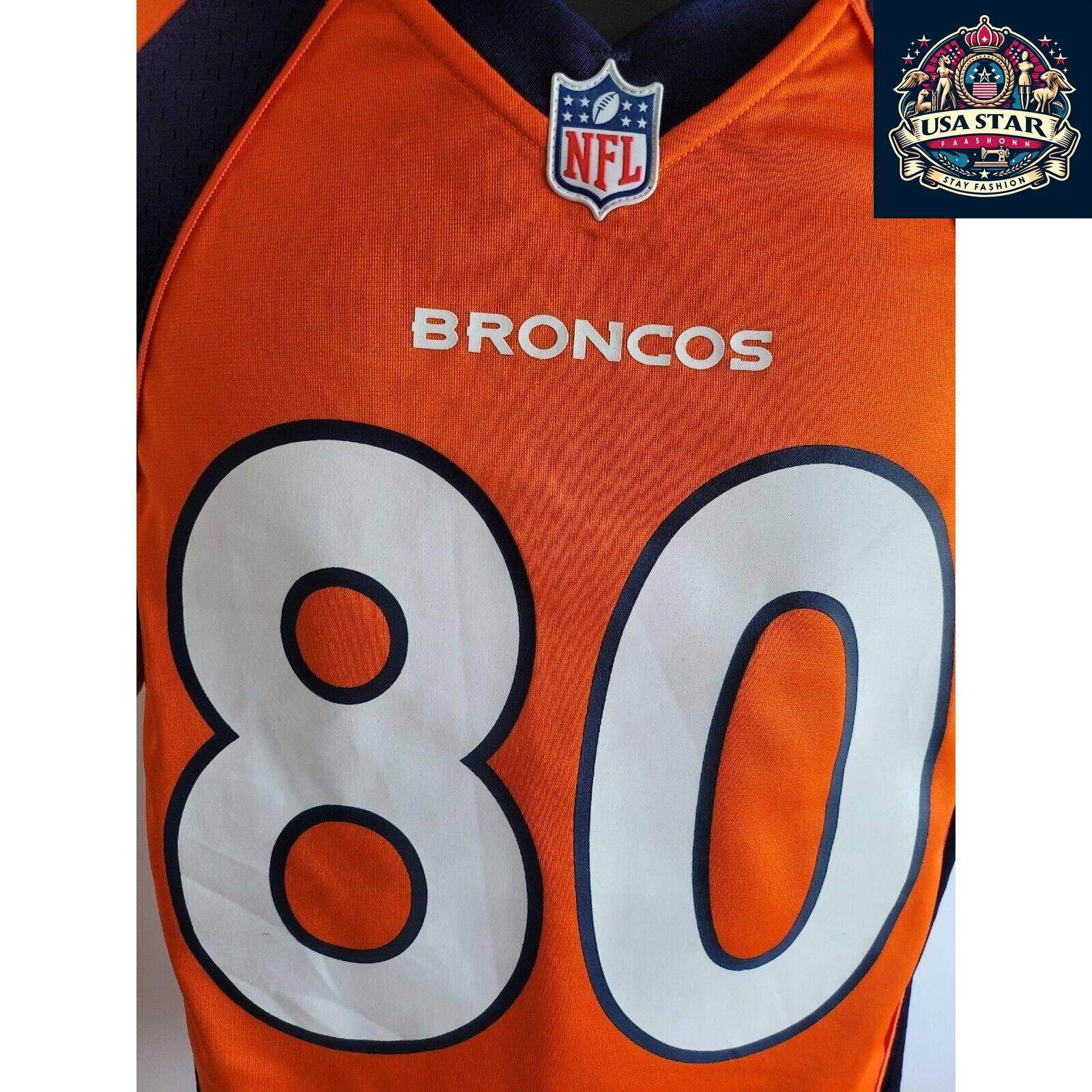 Authentic Nike Thomas 80 Denver Broncos Elite Limited NFL Jersey - Size S, Grade A Condition - USASTARFASHION