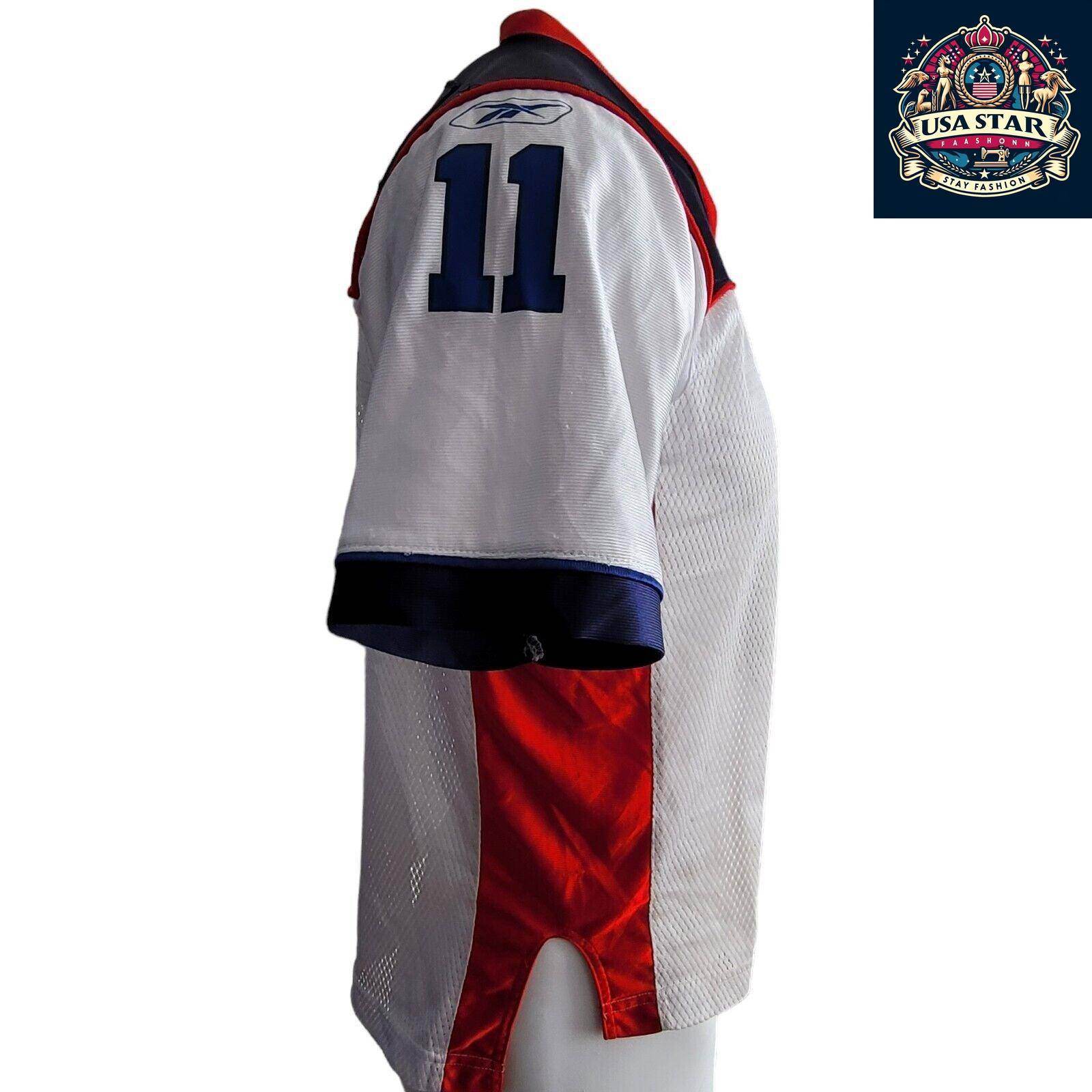 Authentic Reebok New England Patriots Youth Jersey, Drew Bledsoe, Size L 14 - 16, Premium Quality - USASTARFASHION