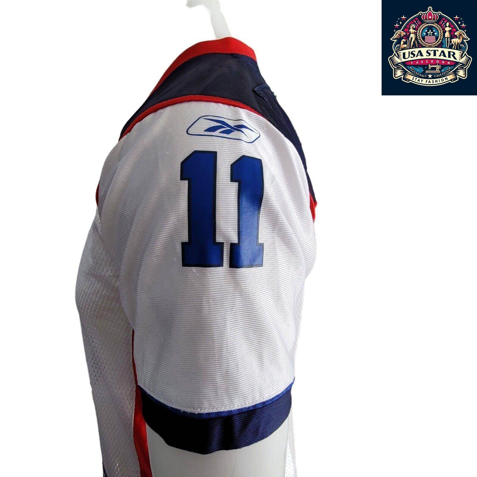 Authentic Reebok New England Patriots Youth Jersey, Drew Bledsoe, Size L 14 - 16, Premium Quality - USASTARFASHION