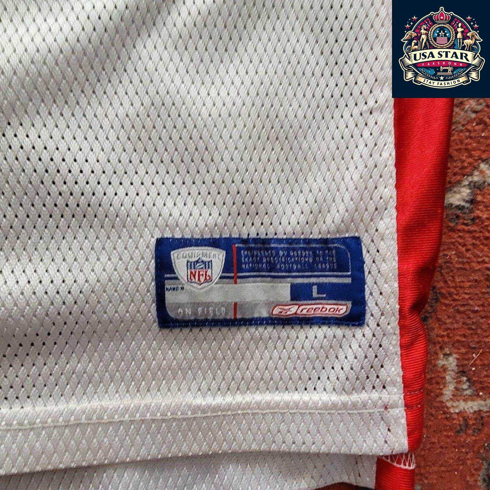 Authentic Reebok New England Patriots Youth Jersey, Drew Bledsoe, Size L 14 - 16, Premium Quality - USASTARFASHION