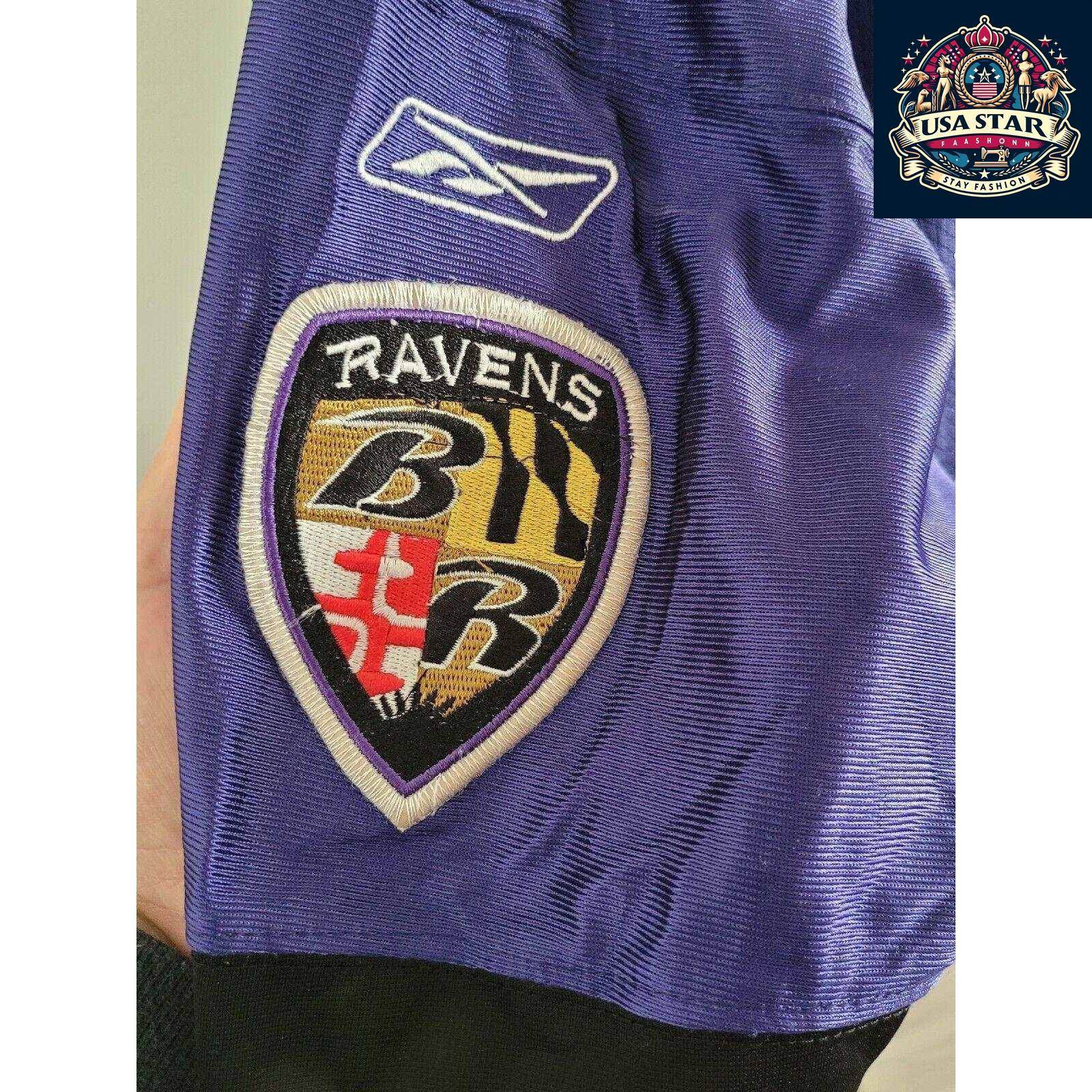 Baltimore Ravens Authentic Reebok Jersey Adult Large 27 Ray Rice - Comfortable & Durable NFL Apparel - USASTARFASHION