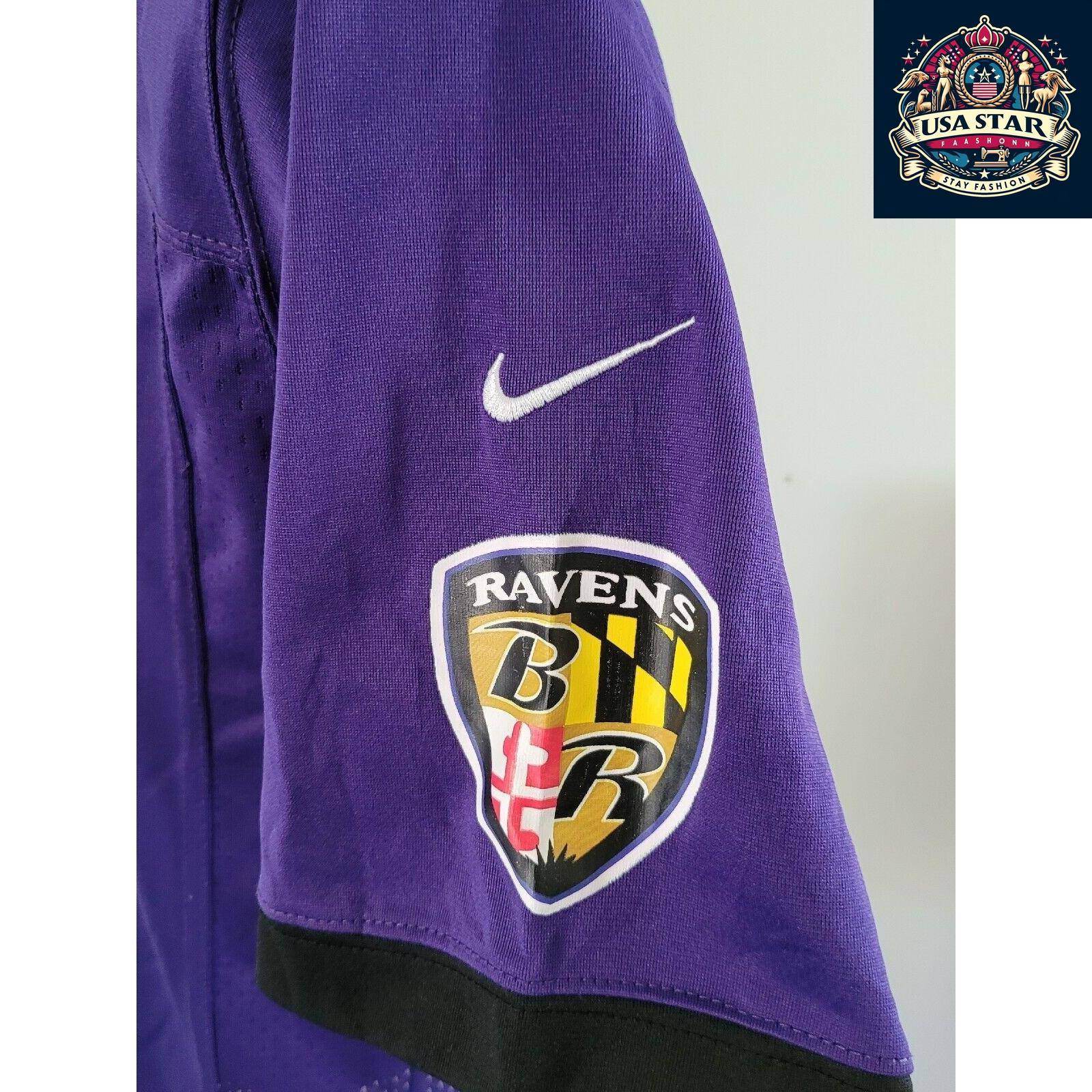 Baltimore Ravens Youth Jersey, Ray Rice 27 XL 18 - 20 by NIKE - Stylish Purple, Comfortable Fit - USASTARFASHION
