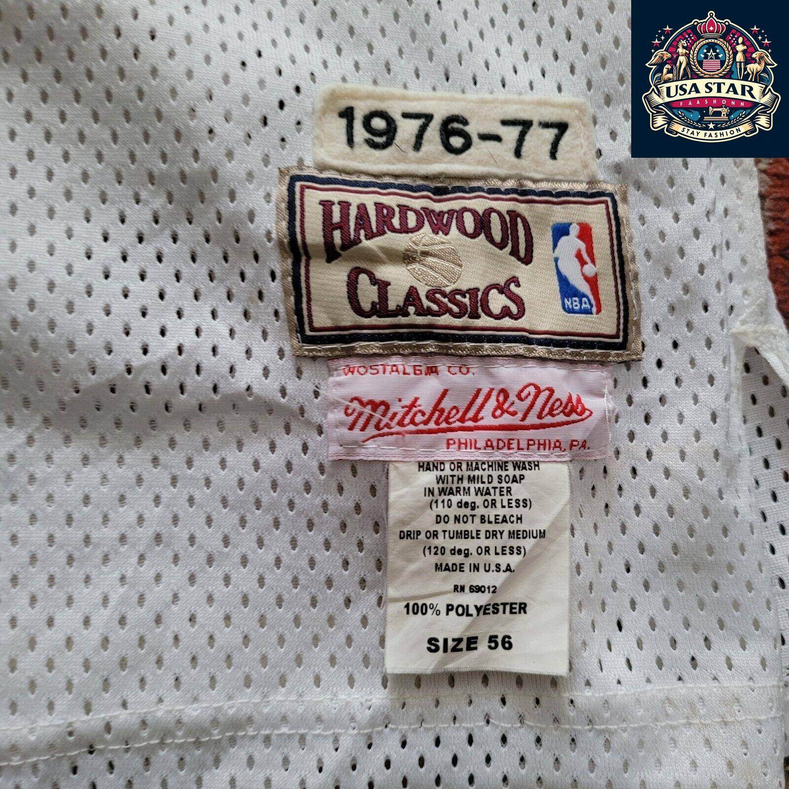 Bill Walton Jersey Portland Trail Blazers 32 Mitchell & Ness Hardwood Classics 1976 - 77 Size 56 - USASTARFASHION