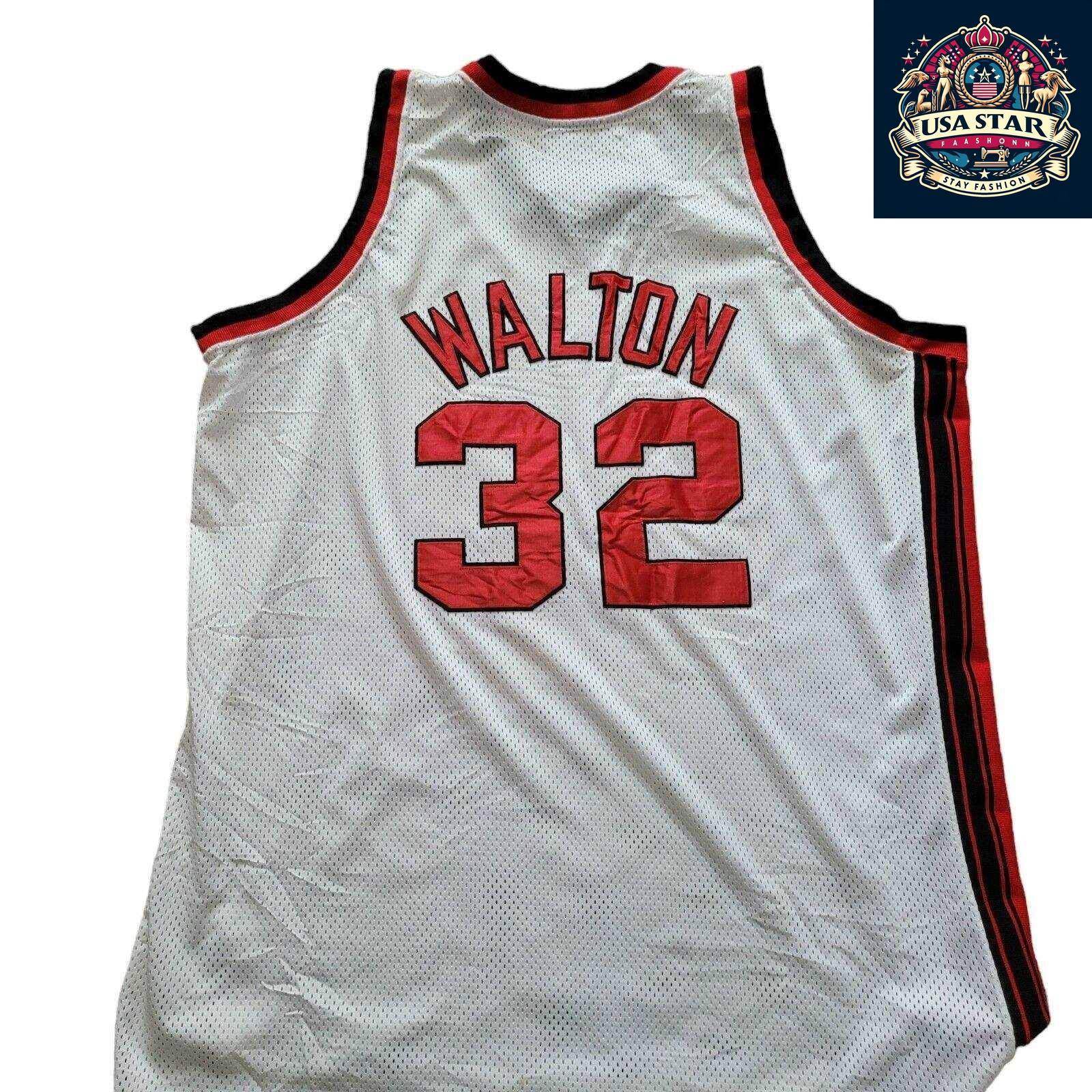 Bill Walton Jersey Portland Trail Blazers 32 Mitchell & Ness Hardwood Classics 1976 - 77 Size 56 - USASTARFASHION
