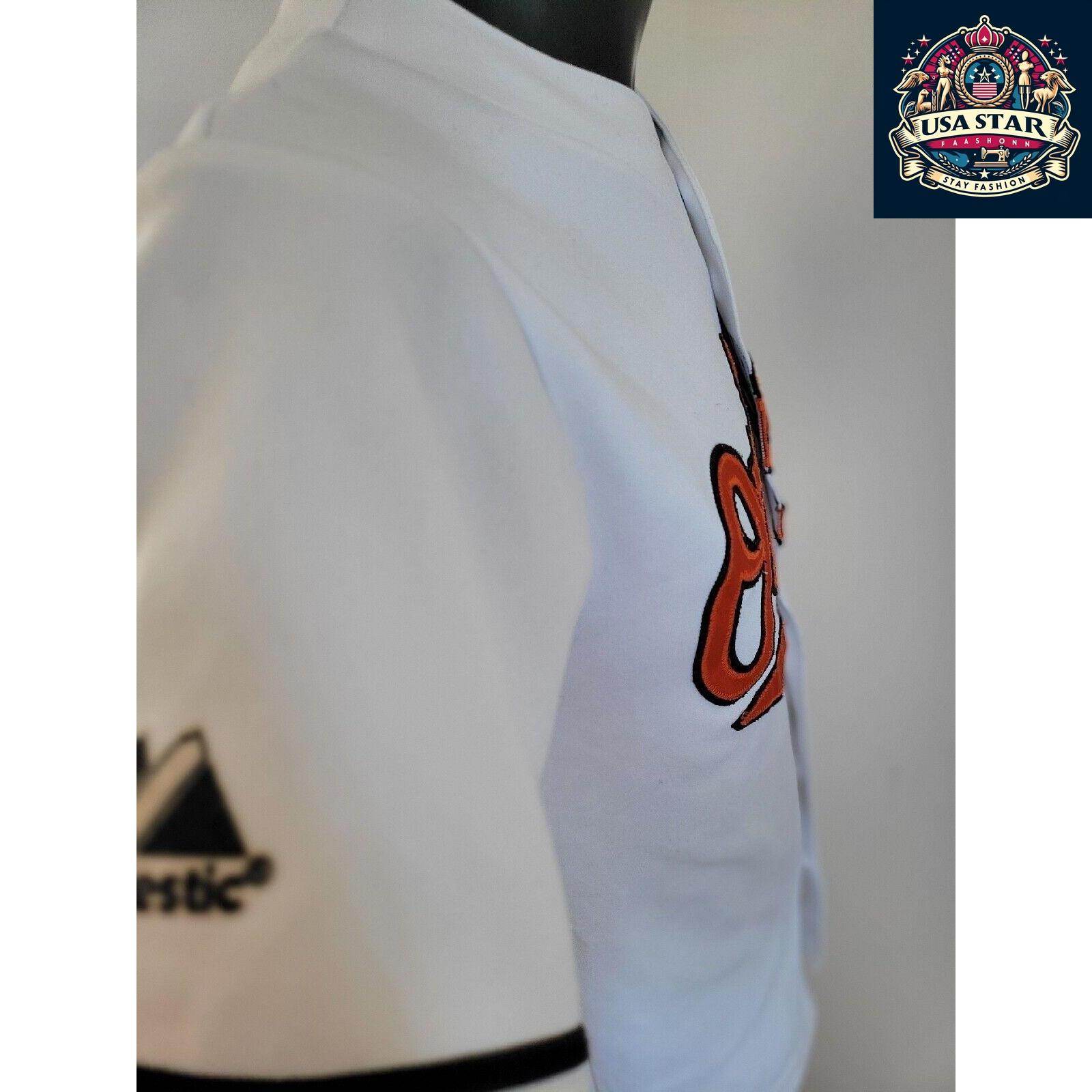 Brian Roberts 1 Authentic Baltimore Orioles Jersey Majestic Youth Size L - Classic White Design - USASTARFASHION