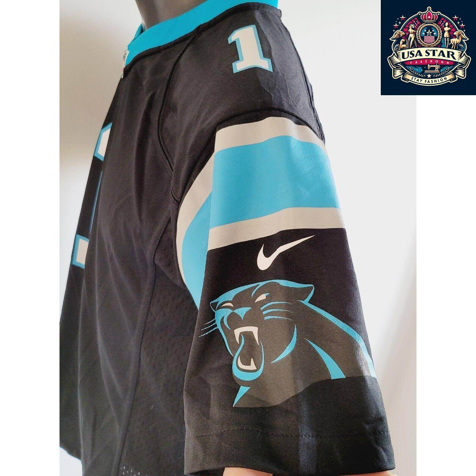 Cam Newton 1 Carolina Panthers Football Jersey Youth Size LG 14 - 16 - Stylish & Comfortable - USASTARFASHION