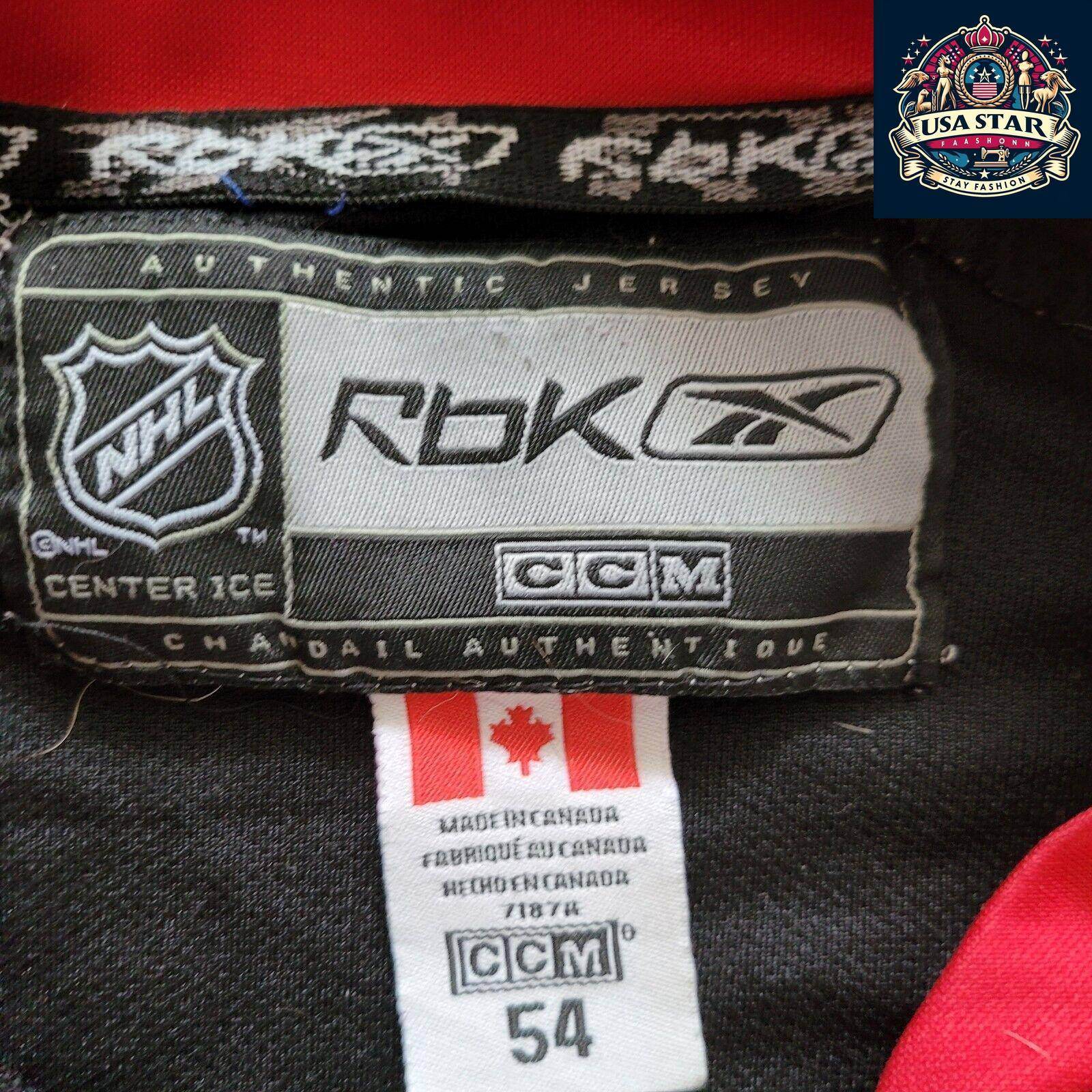 CCM Reebok NHL Chicago Blackhawks Jonathan Toews 19 Jersey Size 54 (L) - Stylish Black Design - USASTARFASHION