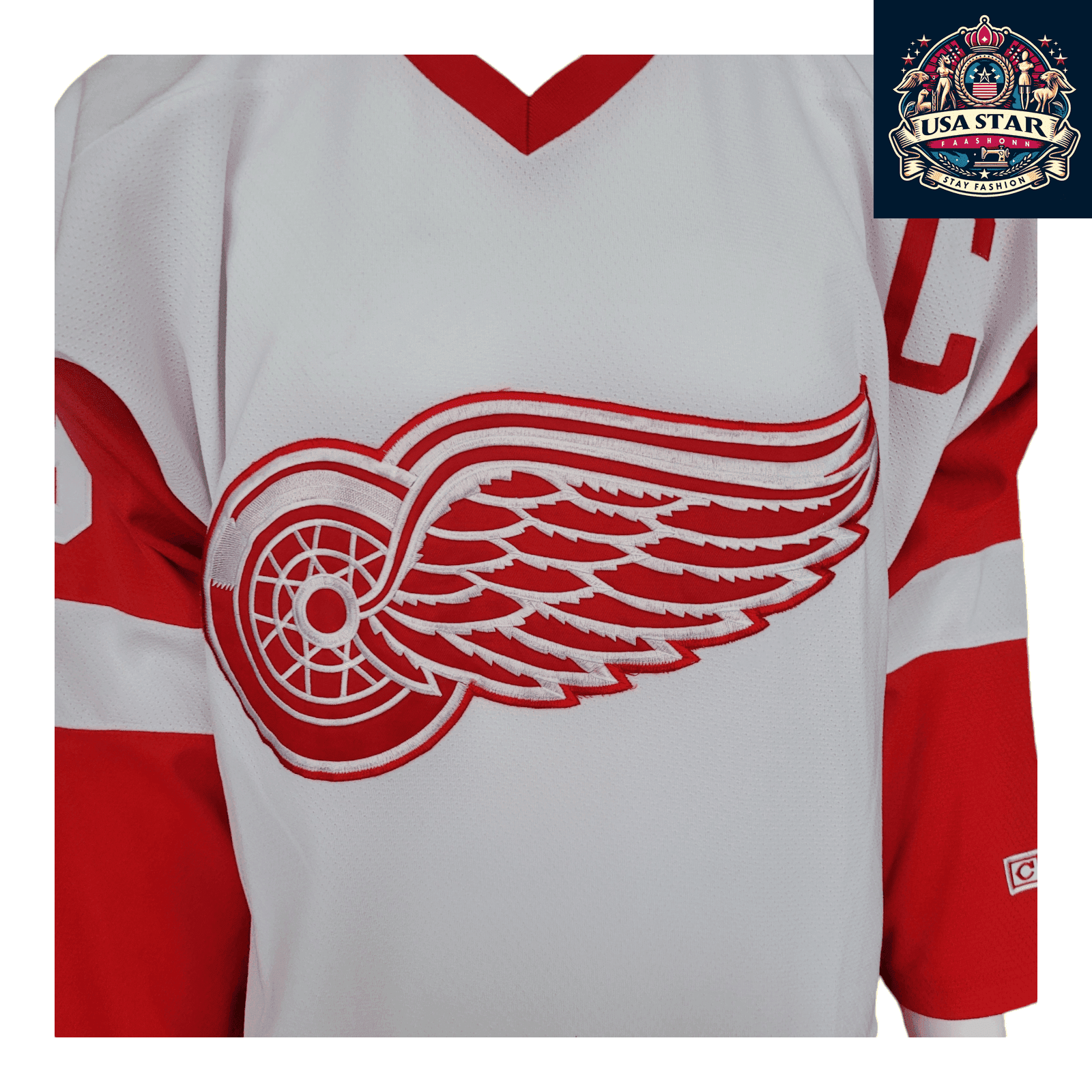 CCM Steve Yzerman 19 Detroit Red Wings Jersey for Adults - Official NHL Merchandise, Size M - USASTARFASHION