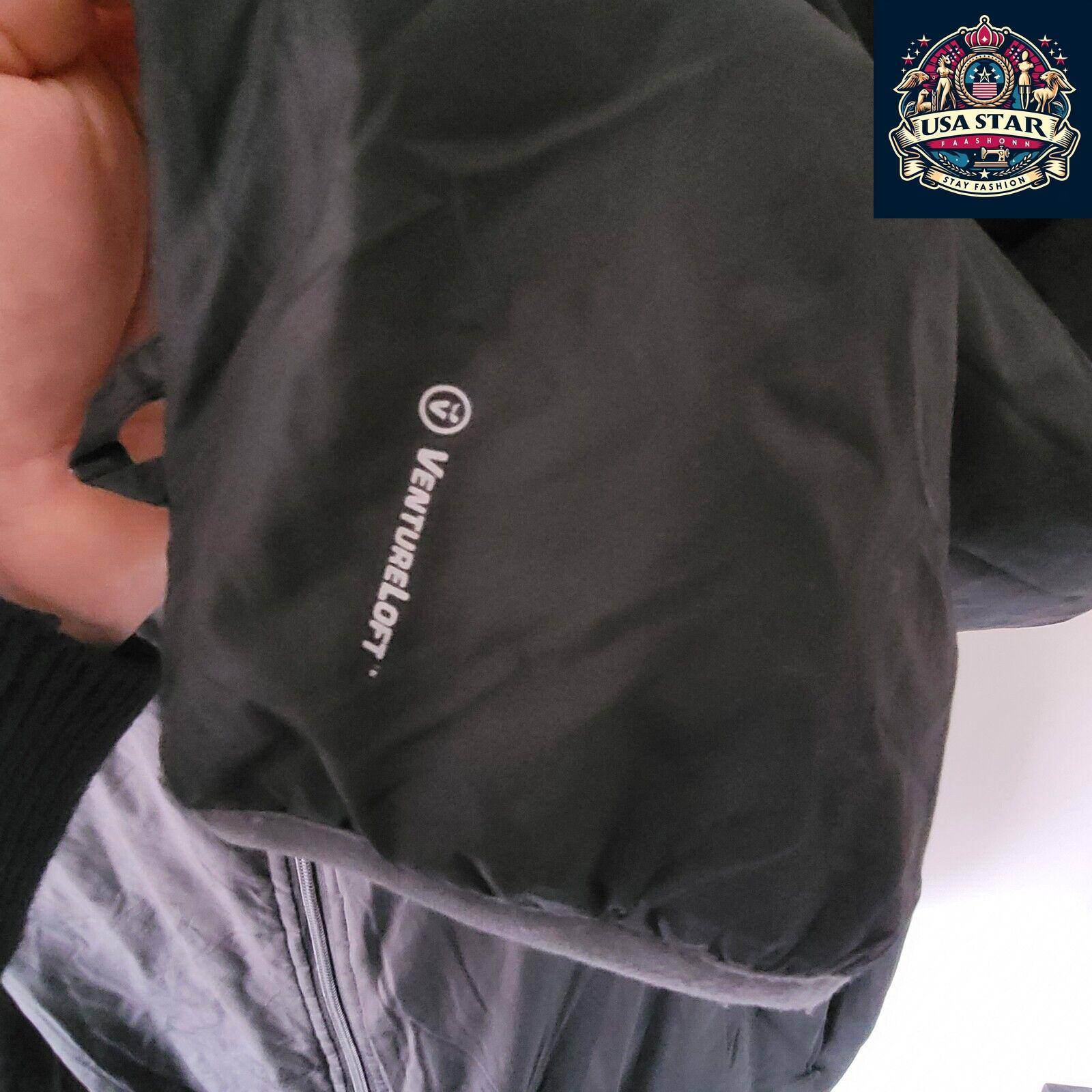 Champion VentureLoft Jacket XL - Lightweight Insulated Black Outerwear for Active Lifestyle - USASTARFASHION