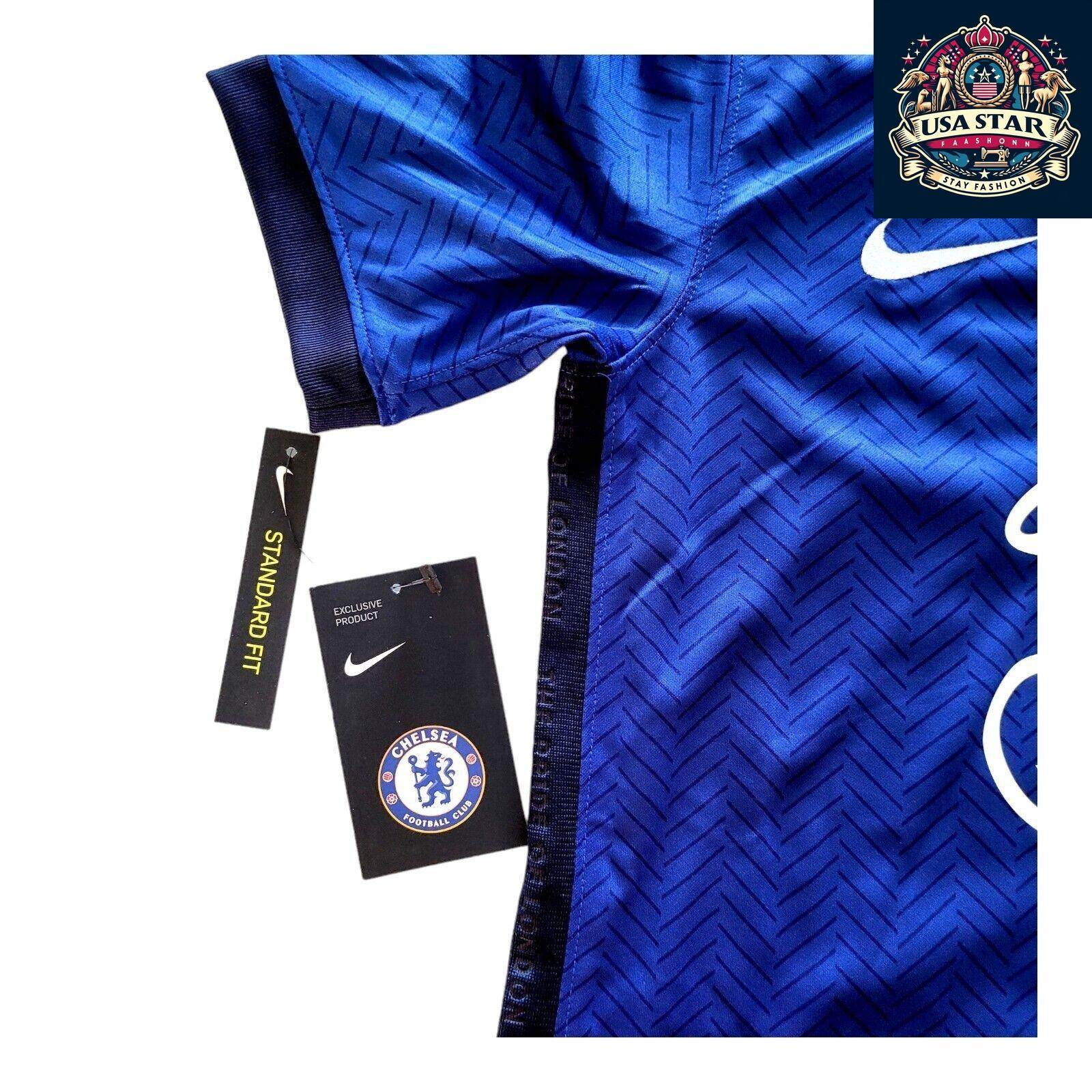 Chelsea FC Youth Home Jersey 2020/21 - Nike Dri - FIT - Personalized WILSON 12, Size L - USASTARFASHION