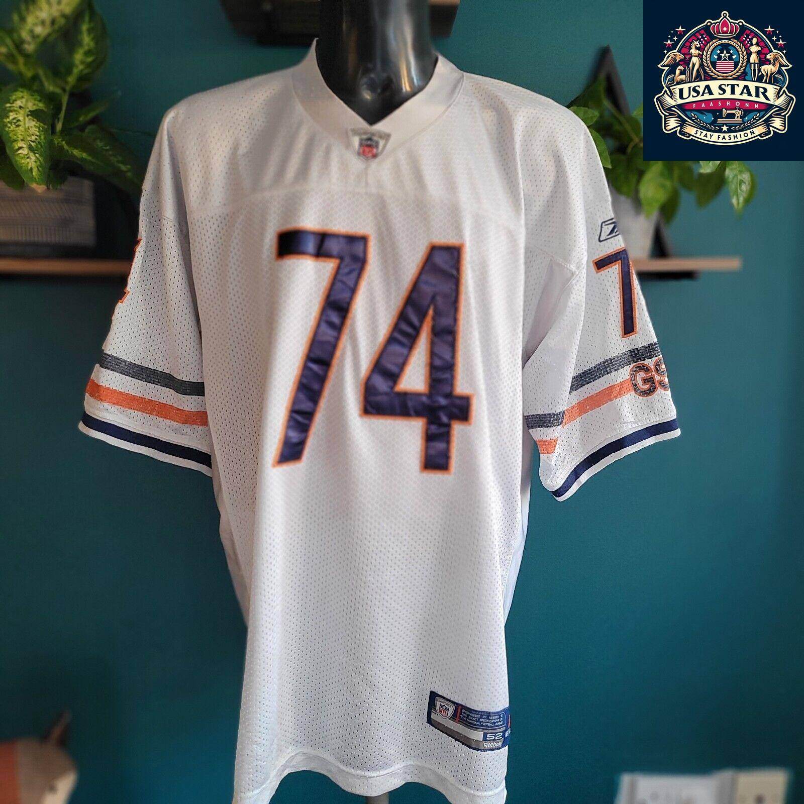 Chicago Bears Jersey 74 Williams Men's Size 52 - Authentic On Field Game Day Style - USASTARFASHION