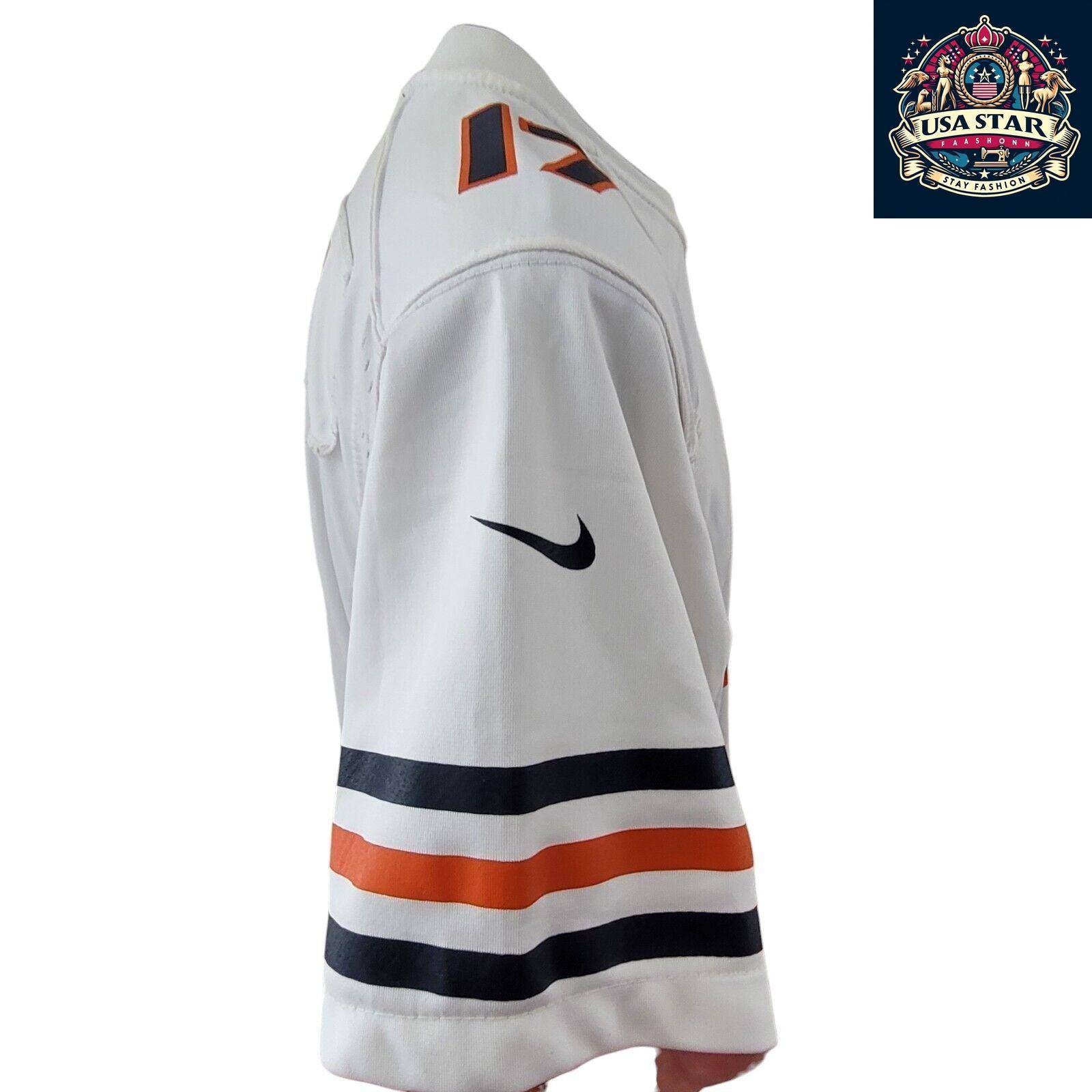 Chicago Bears Youth Jersey Size L, Authentic Jeffery 17 for Ages 16 - 18, Stylish & Durable - USASTARFASHION