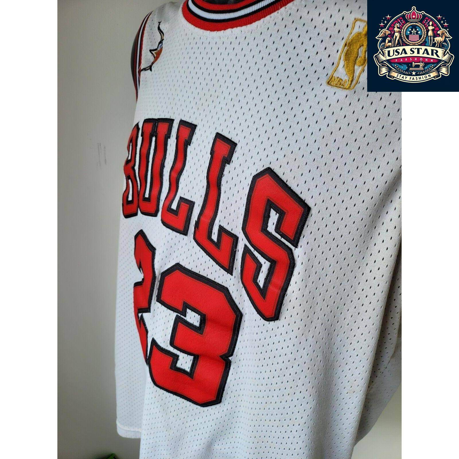Chicago Bulls Jersey 23 Michael Jordan Hardwood Classics Mitchell & Ness, Size L - USASTARFASHION