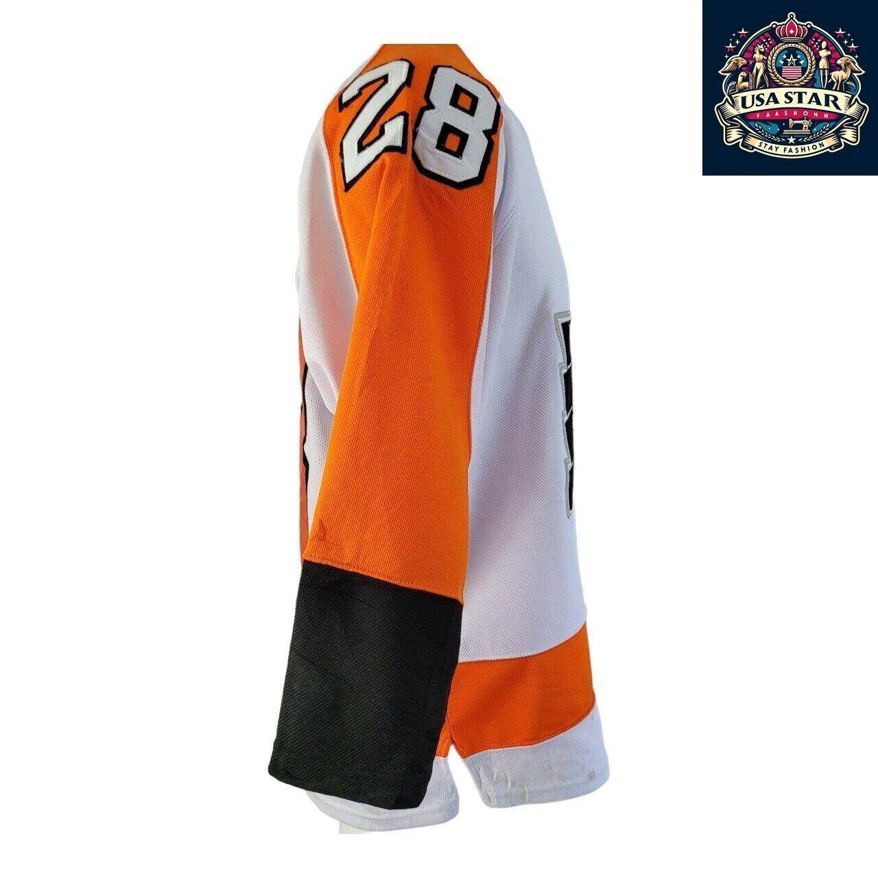 Claude Giroux 28 Philadelphia Flyers Jersey Size L 48 NHL Ice Hockey by CCM/Reebok - USASTARFASHION