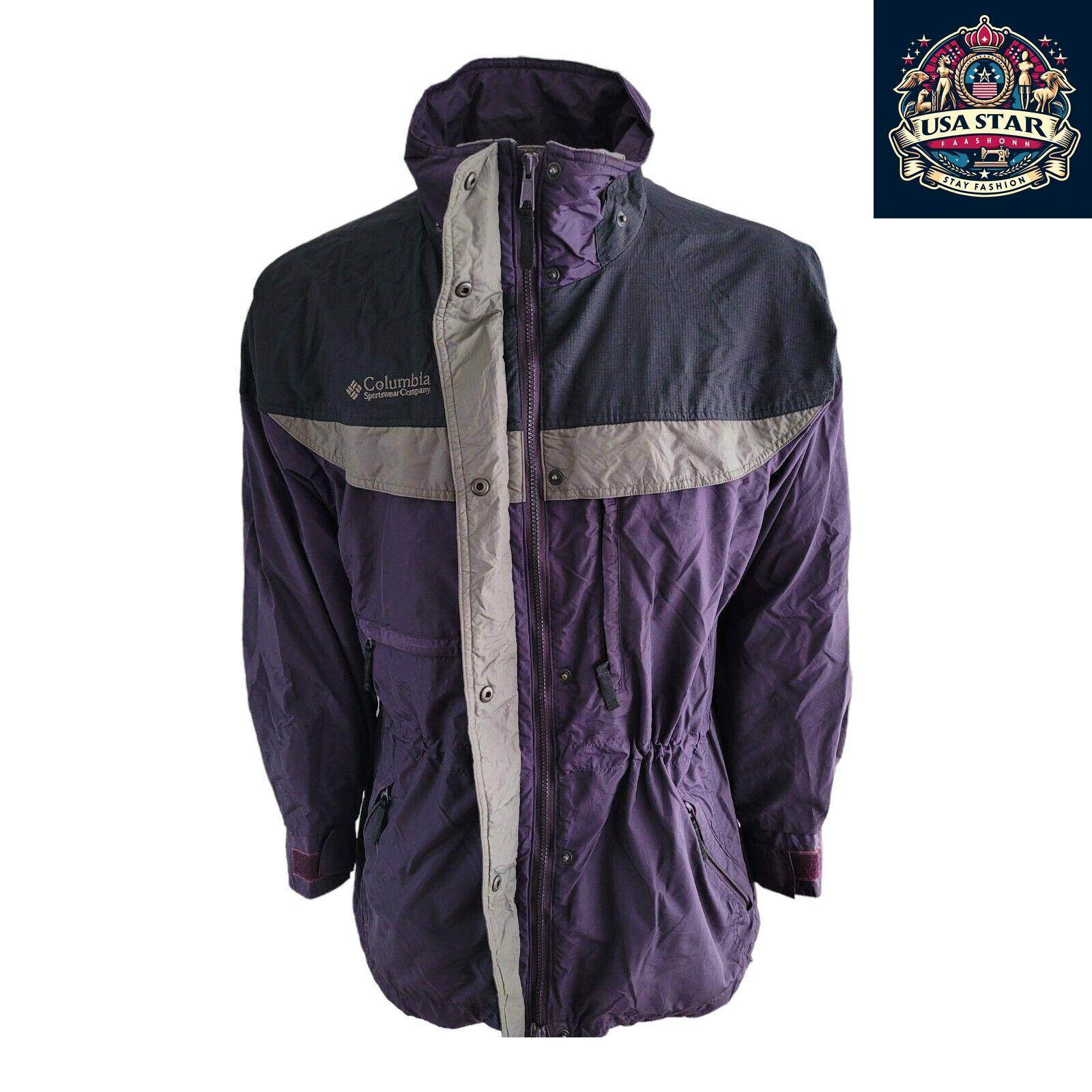 Columbia Women's Jacket - Boulder Ridge Medium Purple, Water - Resistant, Stylish & Durable Outerwear - USASTARFASHION