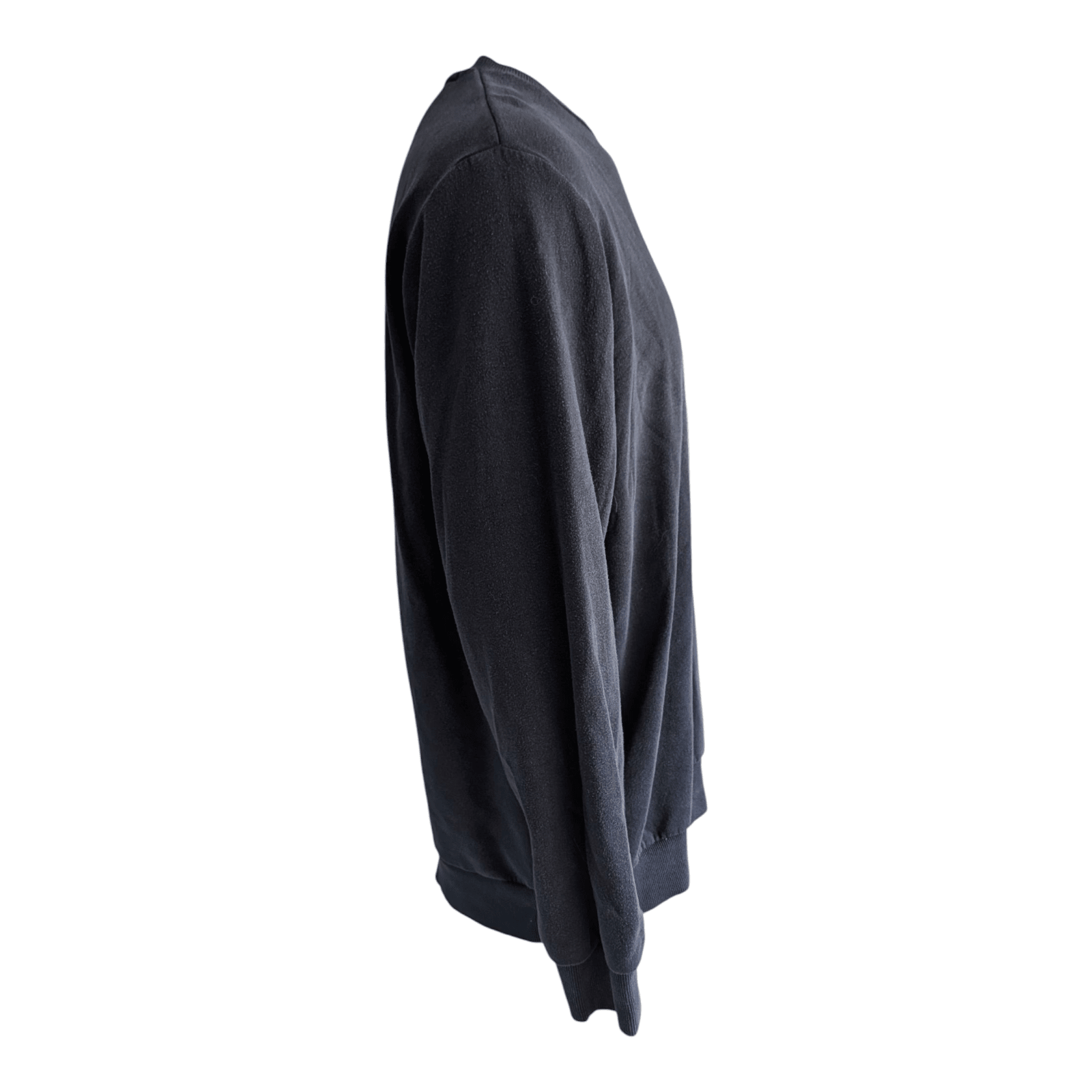 Converse Men’s Sweater XXL – Black Logo Pullover - USASTARFASHION