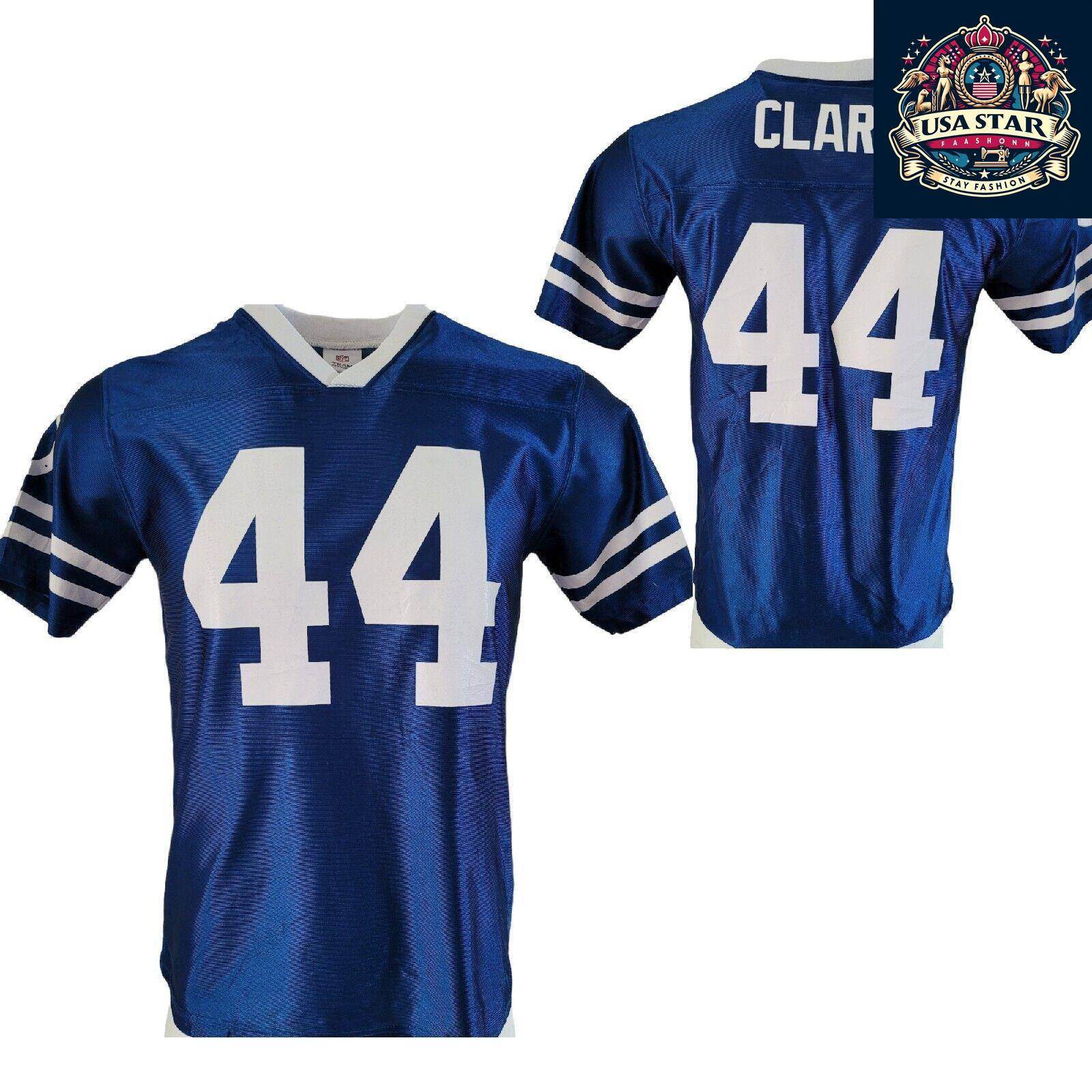 Dallas Clark Jersey Youth XL (18 - 20) - Indianapolis Colts Blue Classic Team Spirit Gear - USASTARFASHION