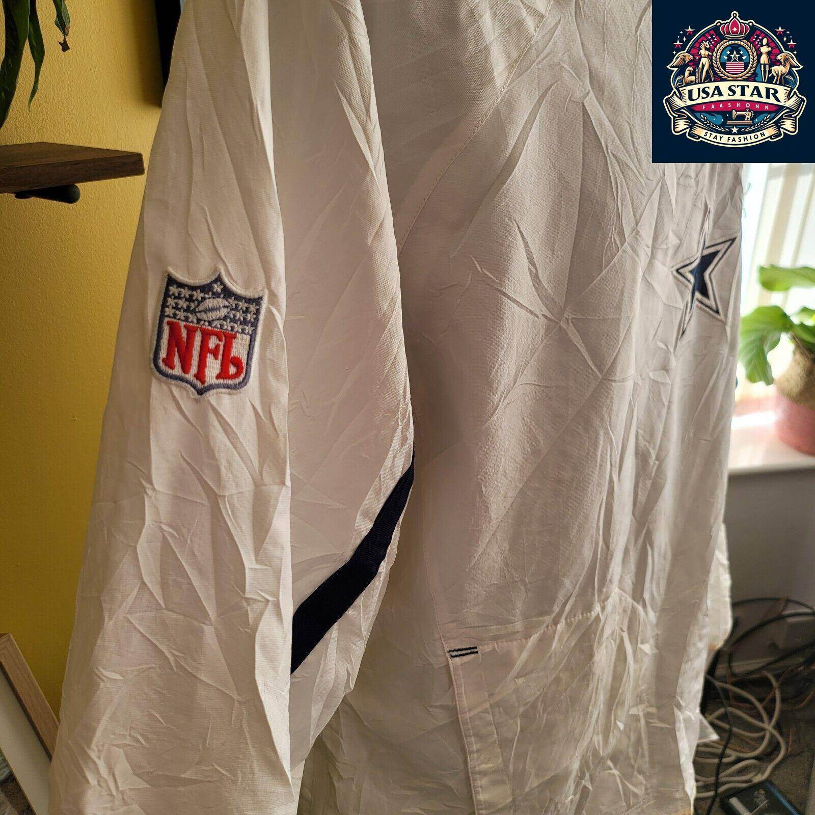 Dallas Cowboys Jacket - NFL Reebok Football Jacket, Size L, Authentic Fan Merchandise, Stylish & Comfortable - USASTARFASHION
