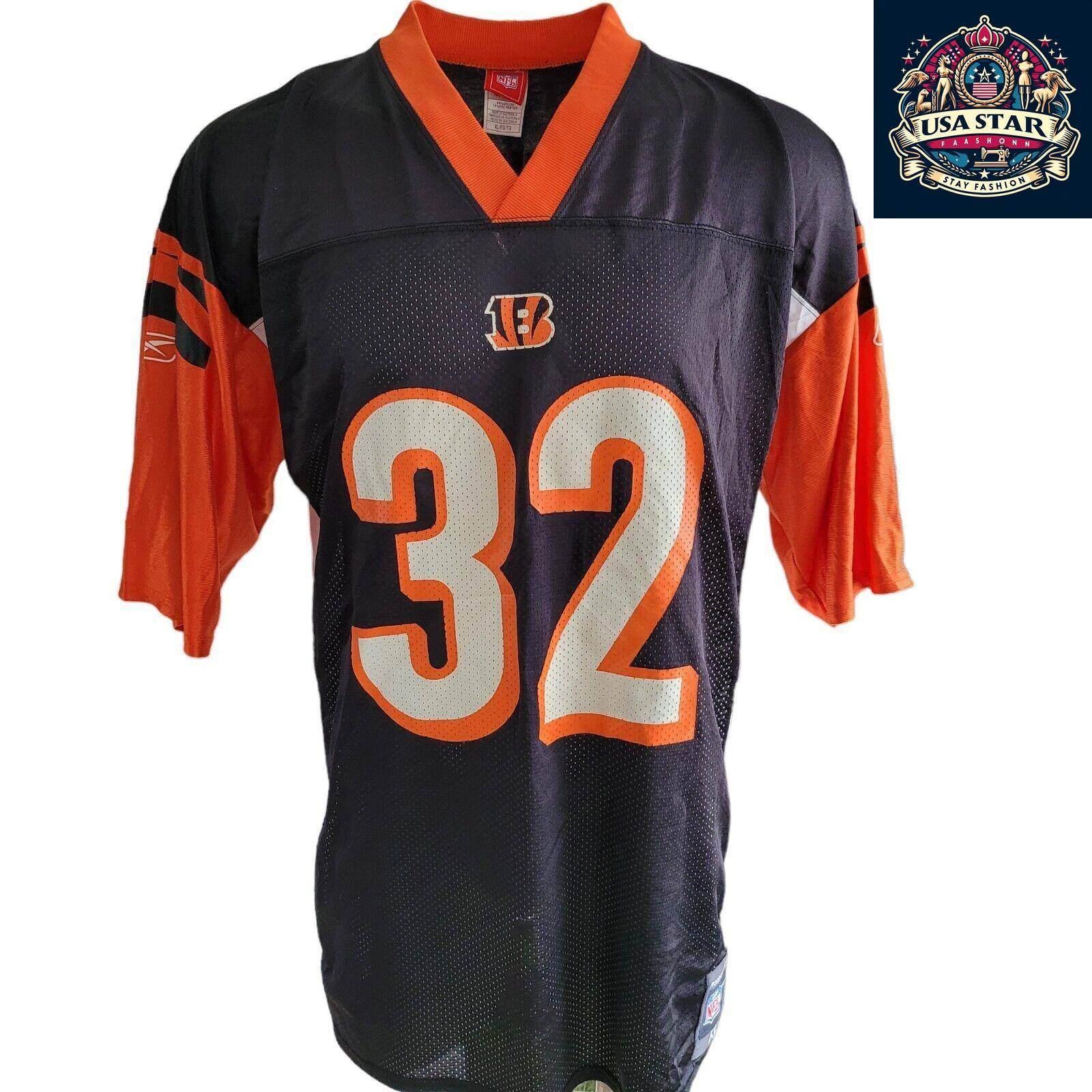 Denver Broncos Jersey R. Johnson 32 - Authentic NFL Reebok XL Game Day Apparel for Fans - USASTARFASHION