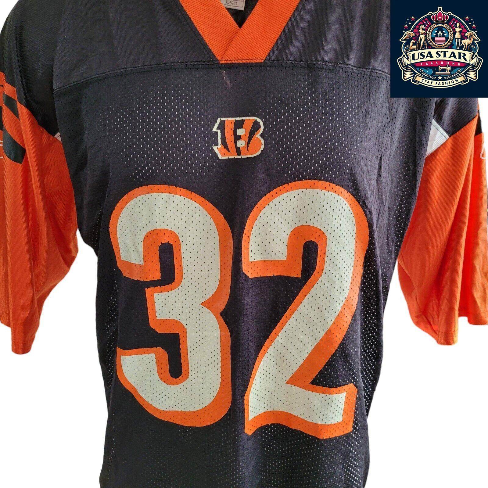 Denver Broncos Jersey R. Johnson 32 - Authentic NFL Reebok XL Game Day Apparel for Fans - USASTARFASHION