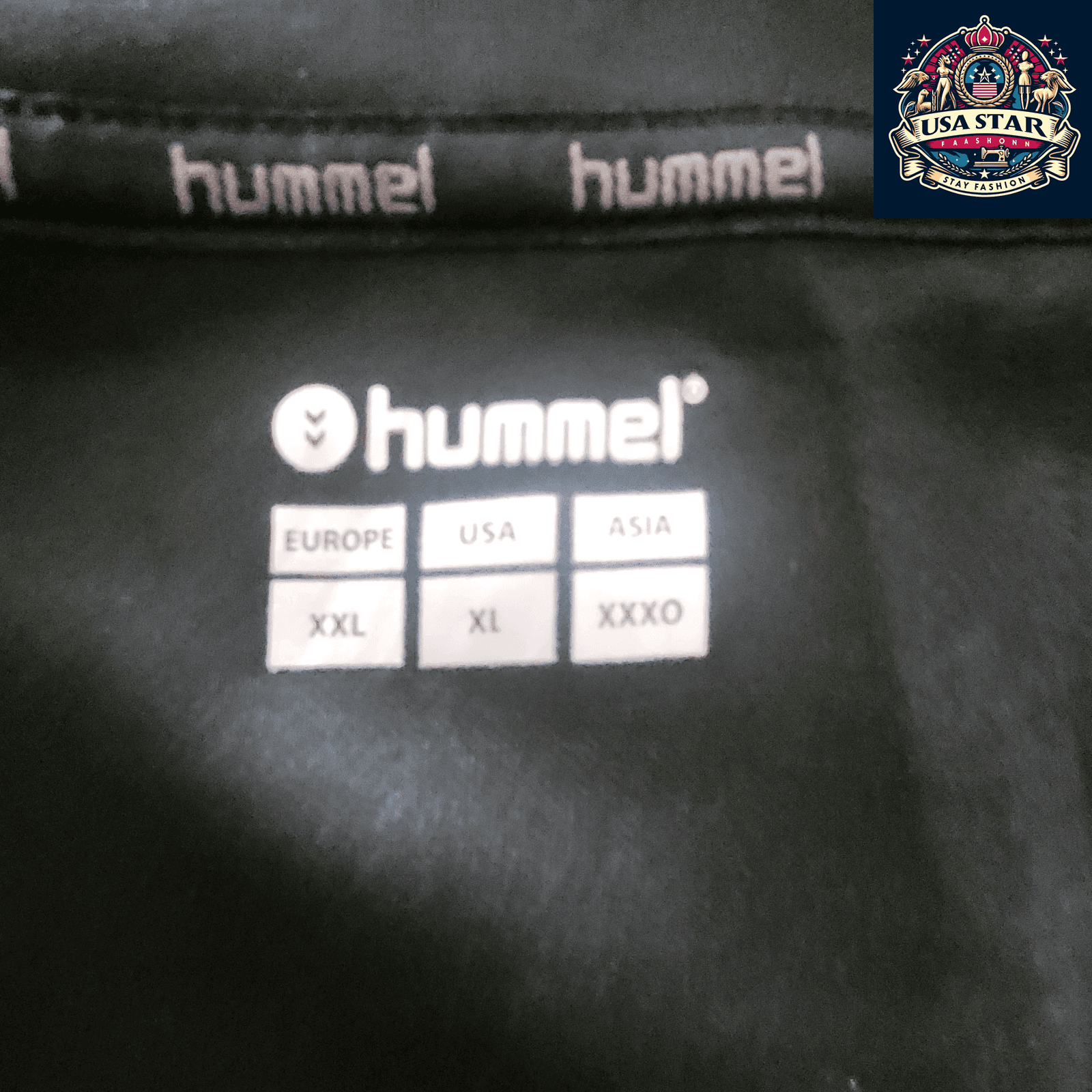 Everton FC Jacket Hummel Men's Full Zip Track Jacket XXL Black/Gray - Breathable, Zippered Pockets - USASTARFASHION
