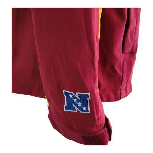 NFL Red Skins Red/Yellow F Jacket Size L Vtg Team Logo Washington - USASTARFASHION