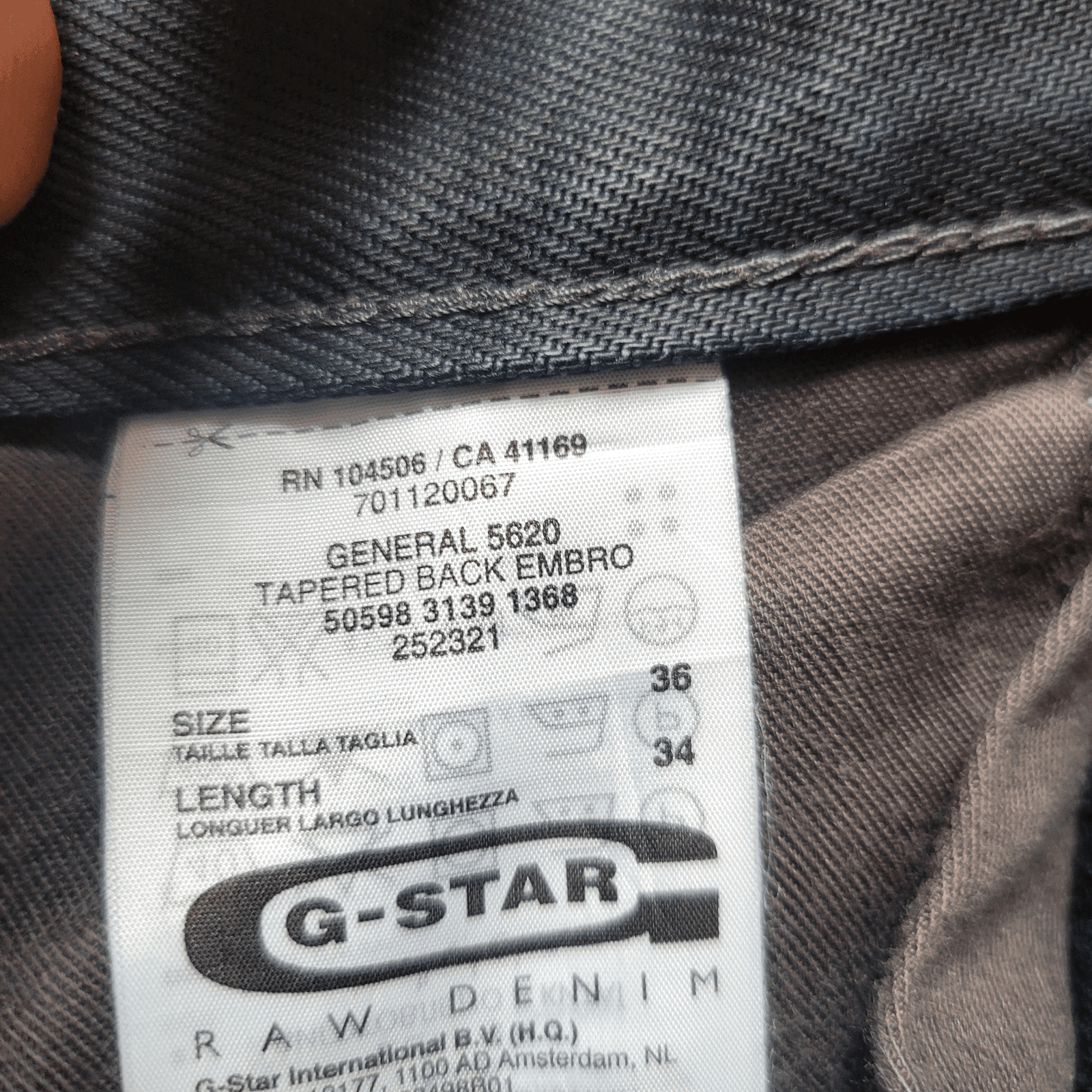 G - Star RAW 3301 Black Denim Shorts Men's Size 36 - Stylish & Durable - USASTARFASHION